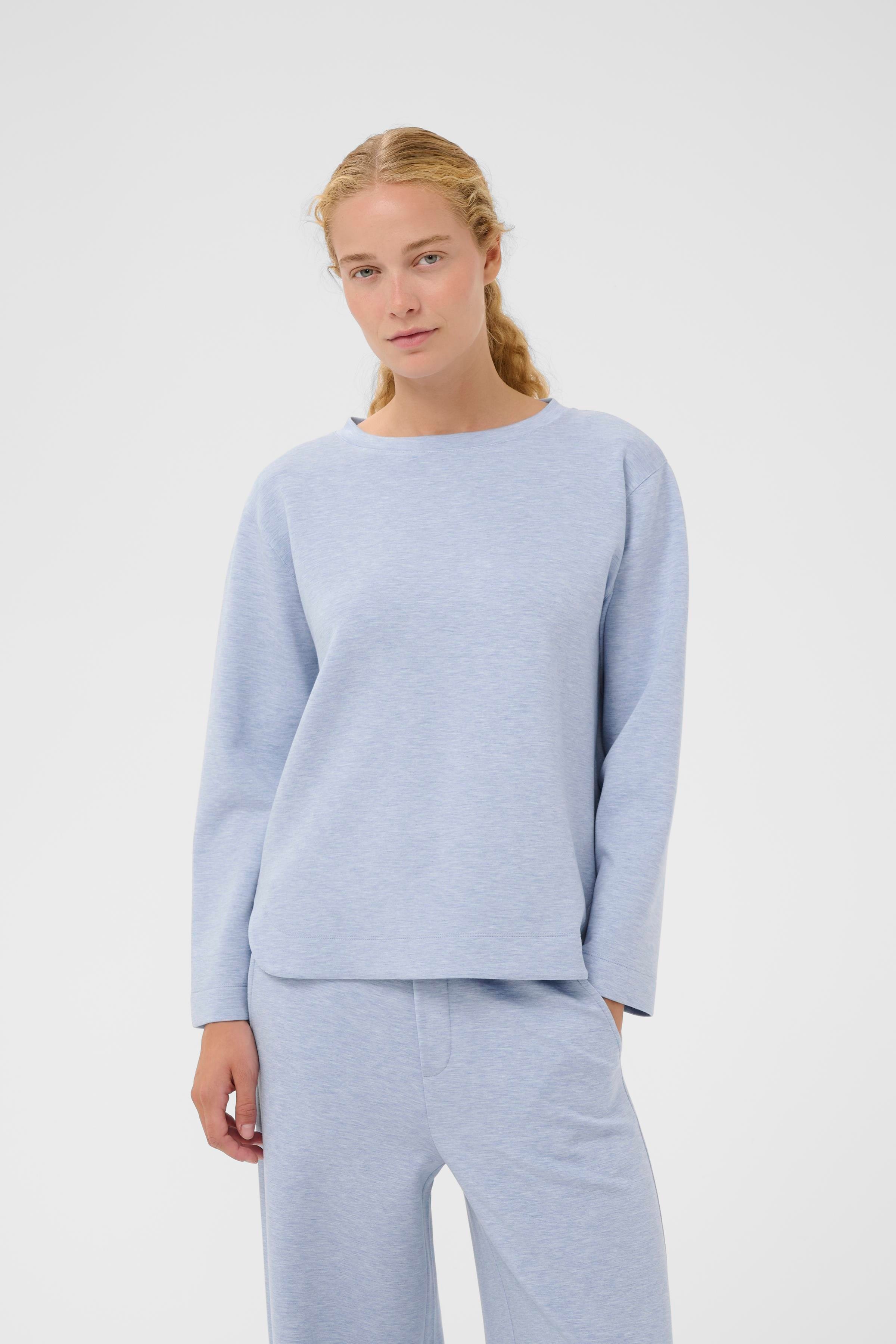 GincentIW Melange Sweatshirt LOOKBOOK FRONT 30109922-1640221