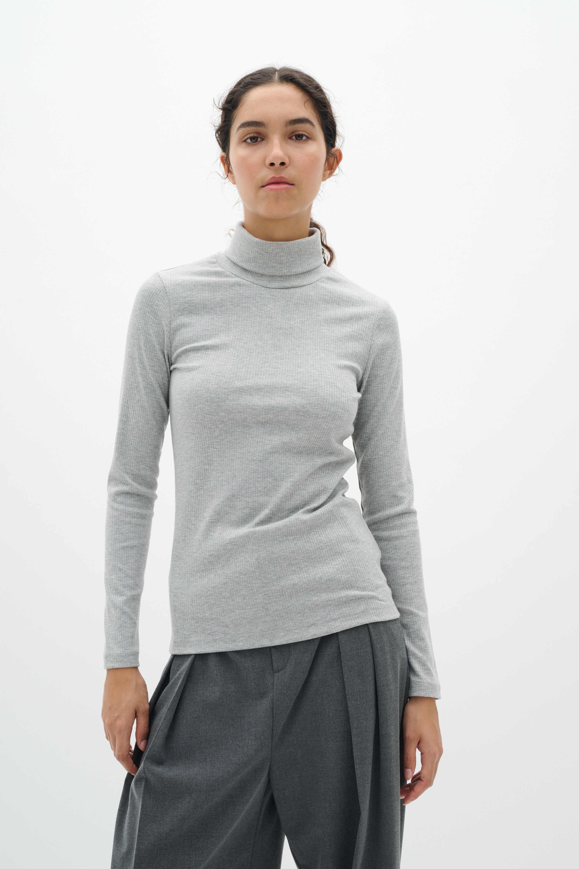 DagnaIW Rollkragenpullover Melange T-shirt LOOKBOOK FRONT 30109838-1740161