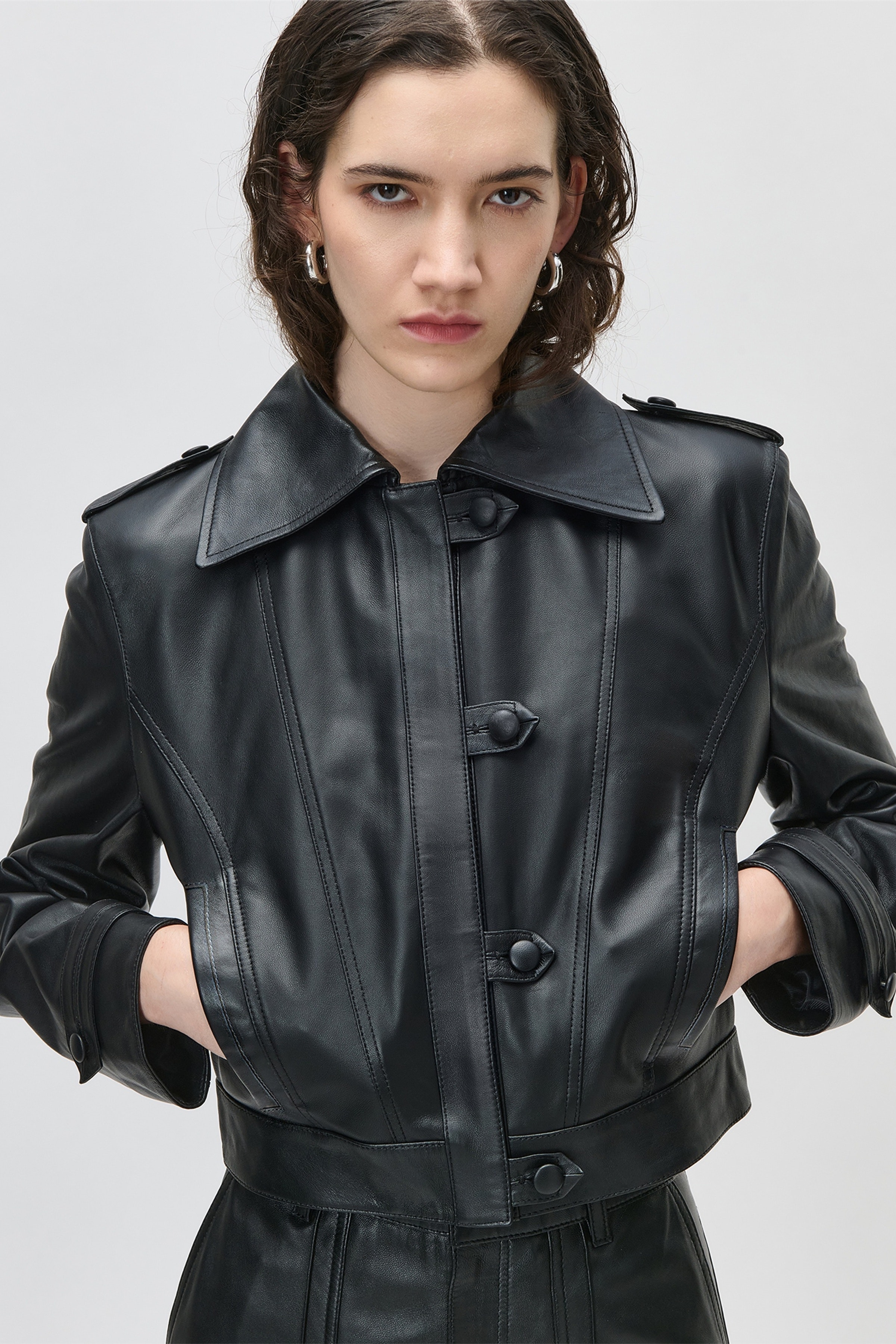 LAUREN JACKET LOOKBOOK DETAIL 30600690-BK999