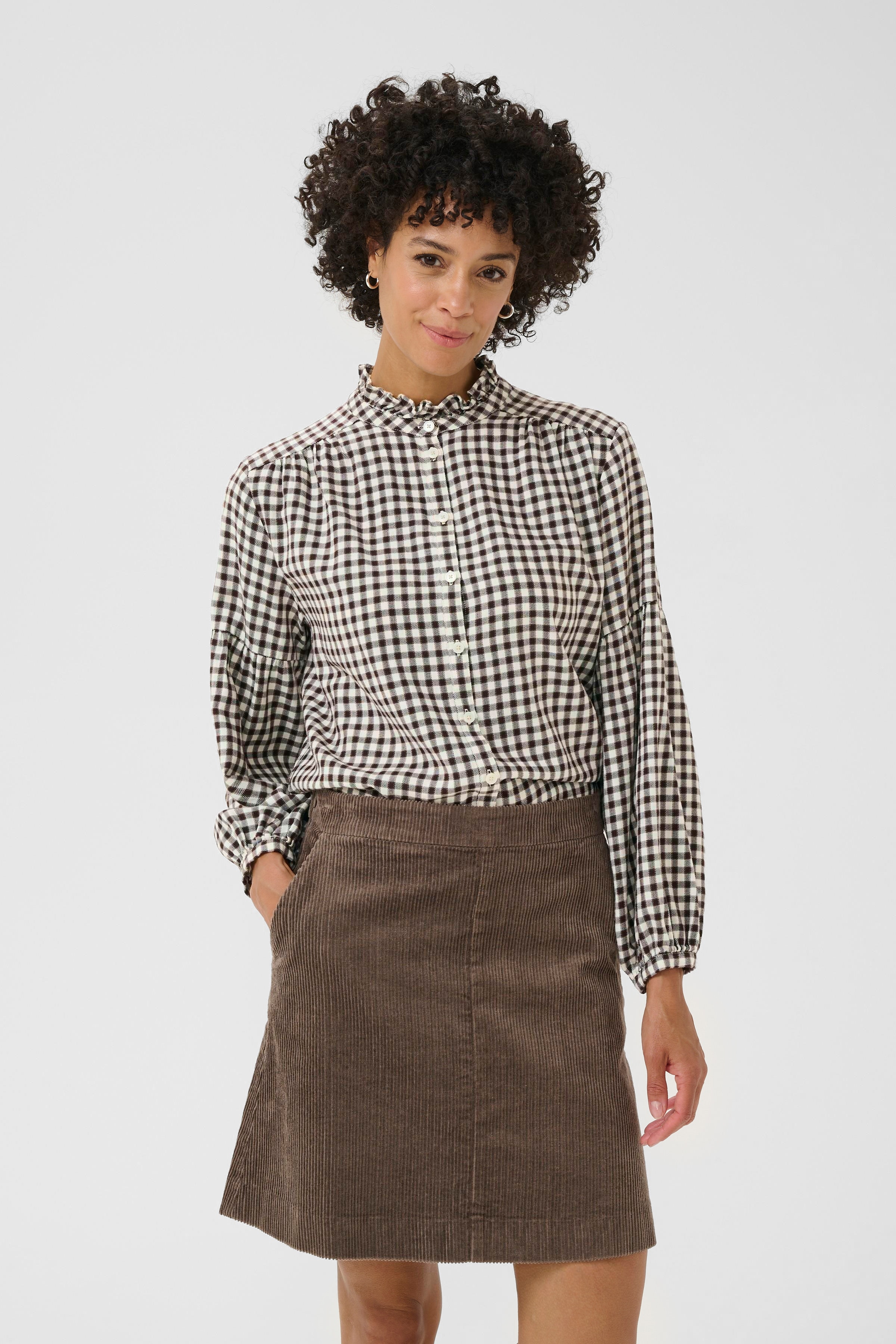 SamillaPW Skjorte LOOKBOOK FRONT 30310087-304279