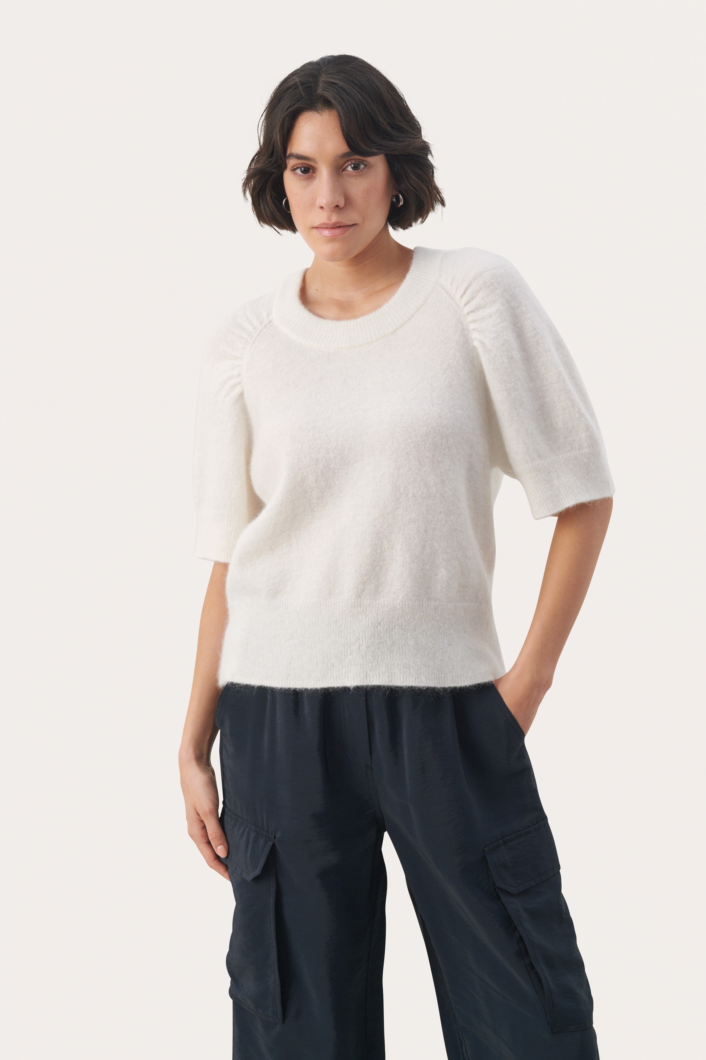 EsperanzaPW Short-sleeved knitted sweater LOCATION NONE 30308446-114801