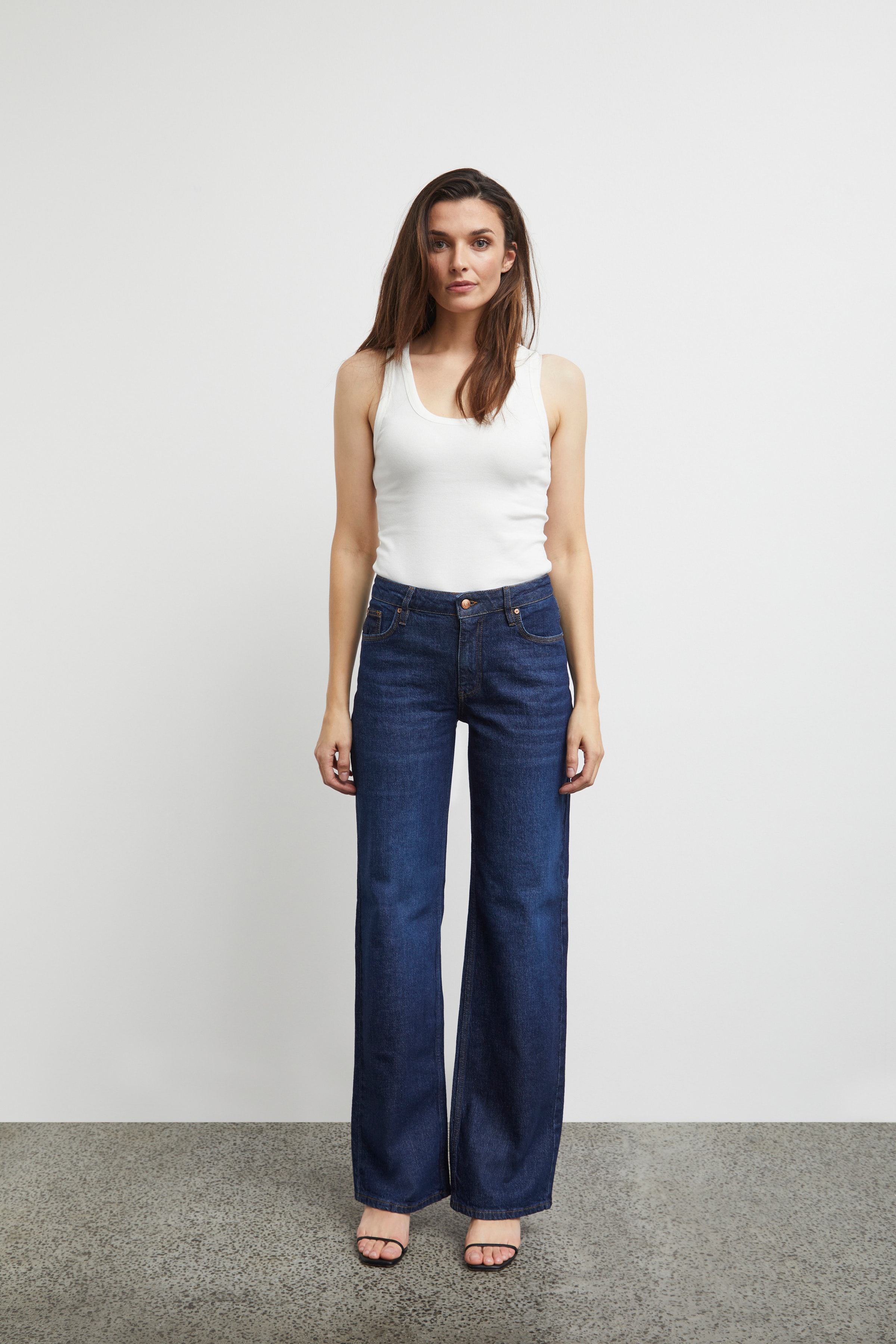 PZVEGA HW Jeans Wide Leg LOCATION NONE 50207173-200002