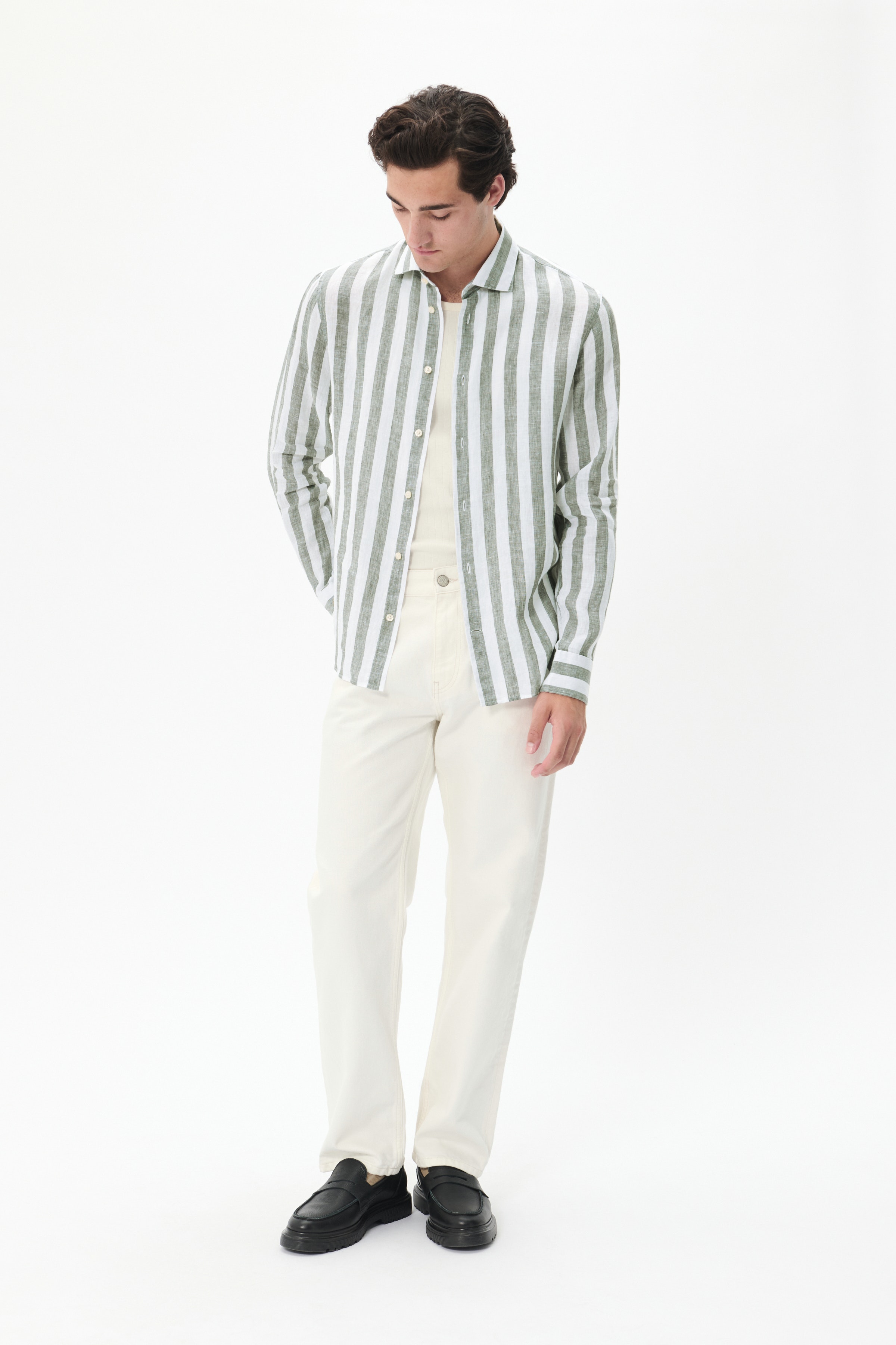 MAmarc Linen Shirt LOOKBOOK FRONT 30207874-190309