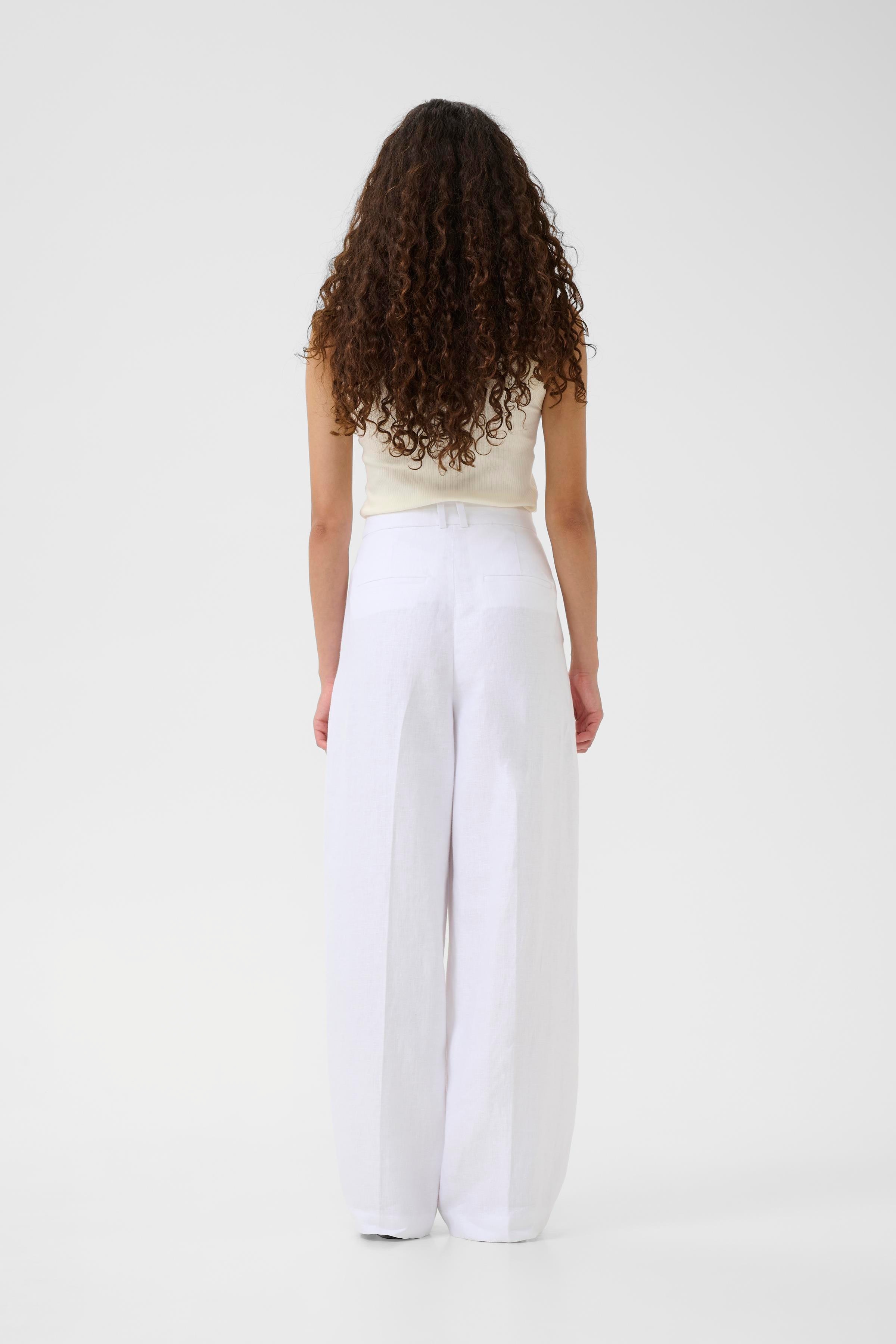 YaizaIW Hør Bukser LOOKBOOK FRONT 30110462-300001