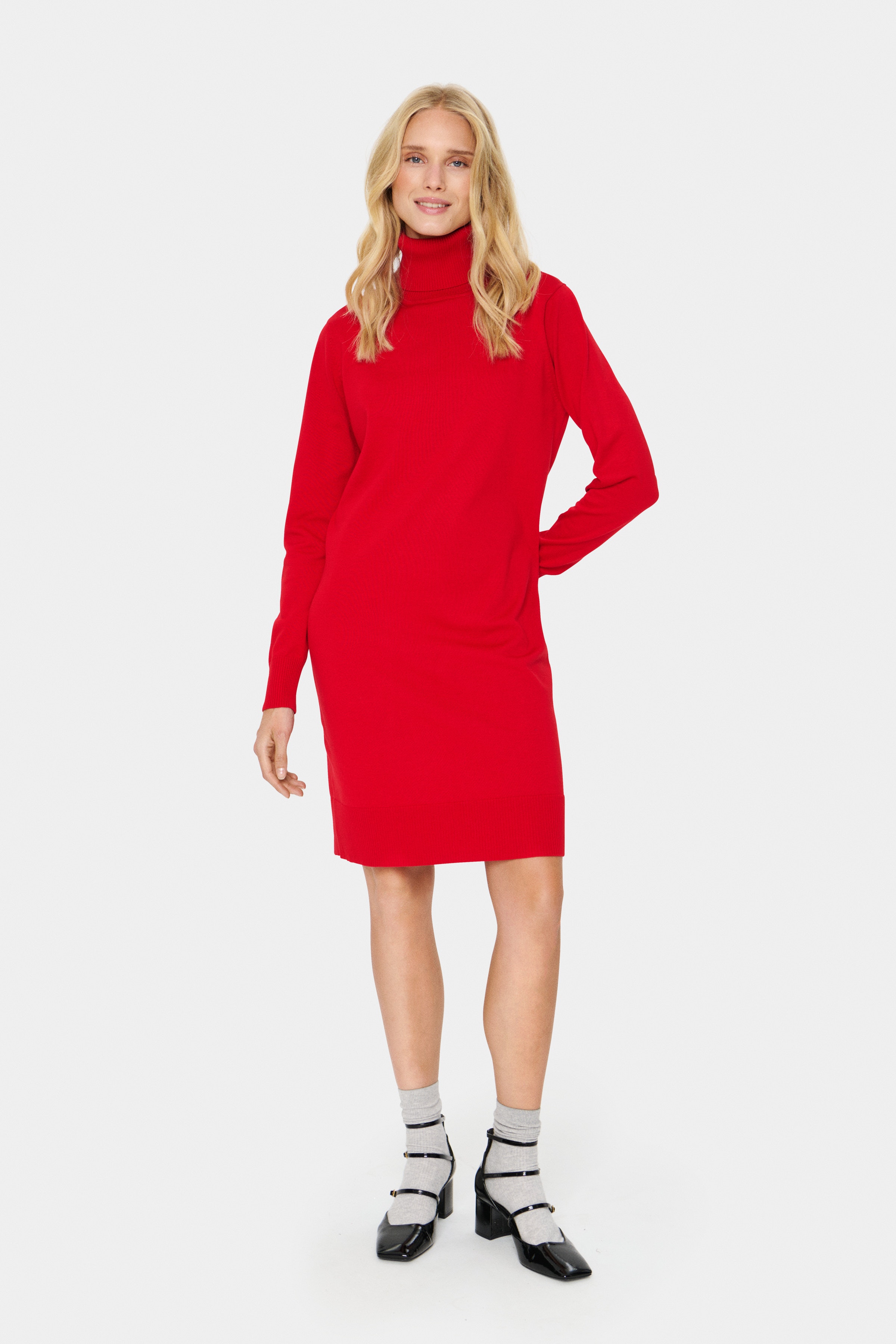 MilaSZ Rollneck Dress LOOKBOOK FRONT 30501696-191763