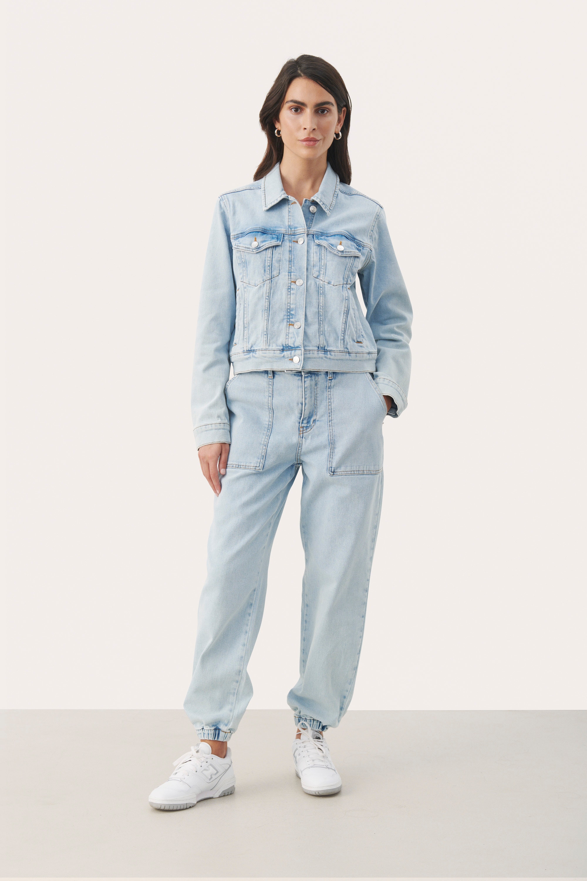 FrederikkaPW Denimjakke LOOKBOOK FRONT 30308506-300146