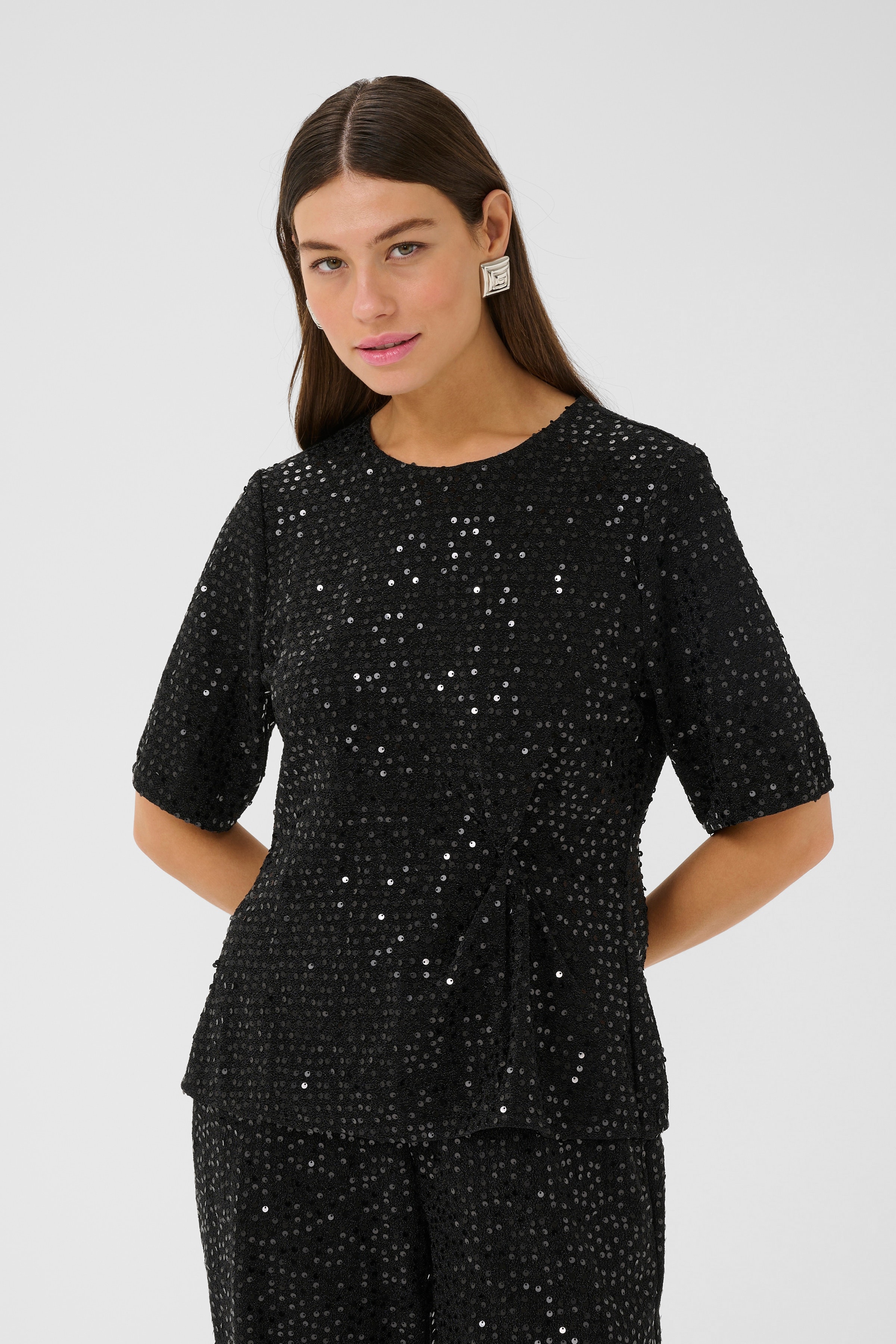 CUtamera Paljettblus LOOKBOOK FRONT 50112367-500012