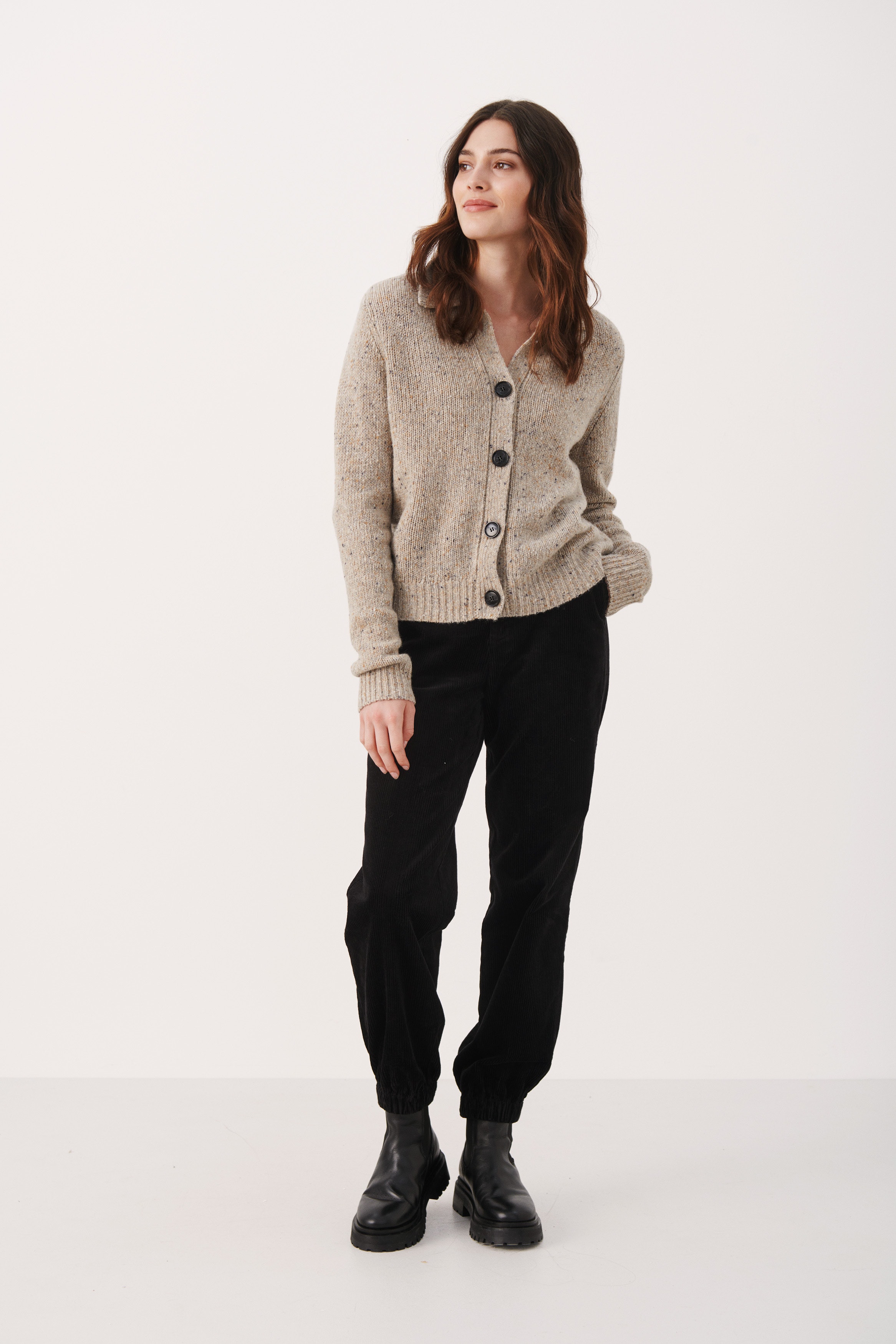 RenettePW Knit Cardigan LOOKBOOK FRONT 30307164-301536