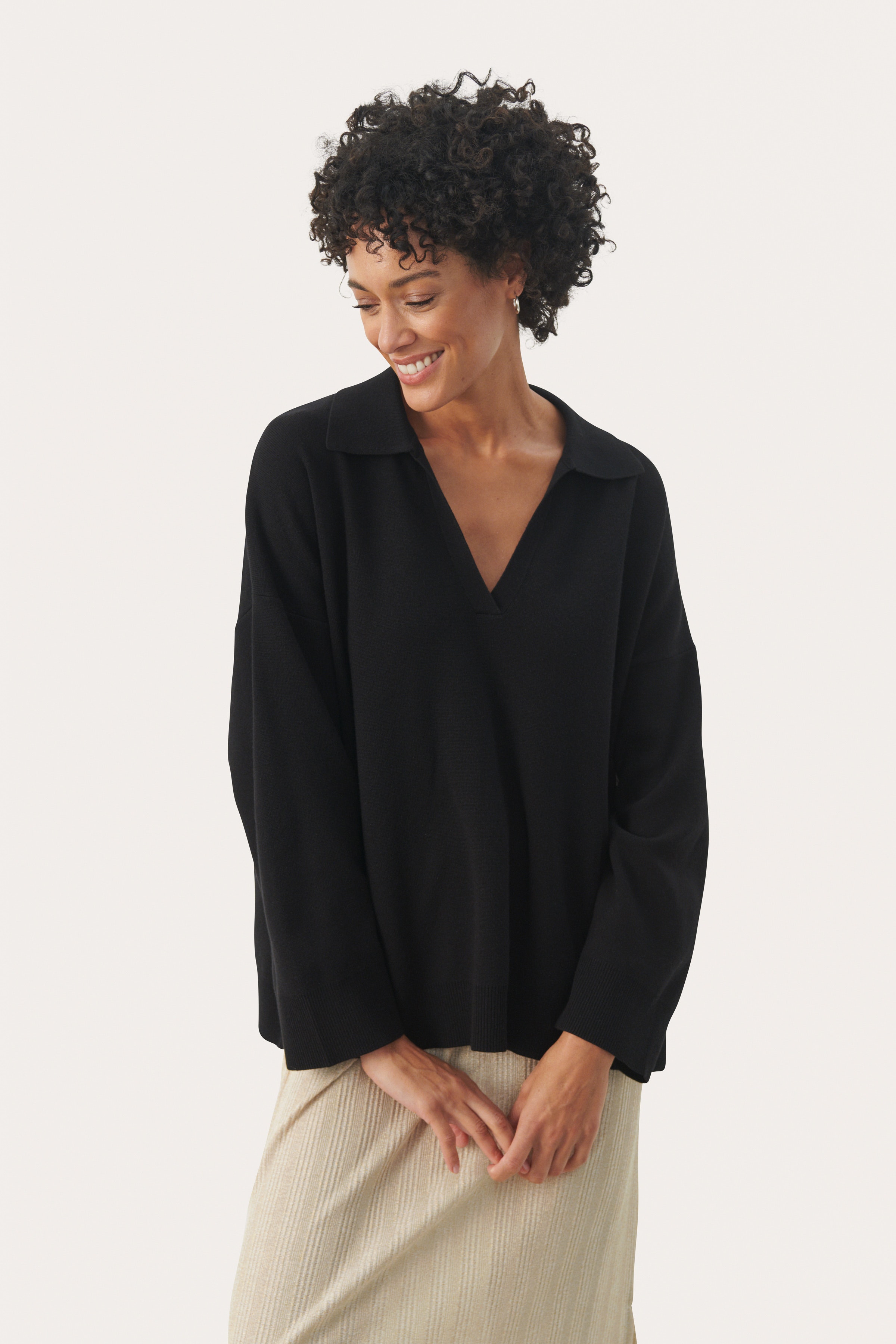 NataraPW Stickad tröja LOOKBOOK FRONT 30308438-194008