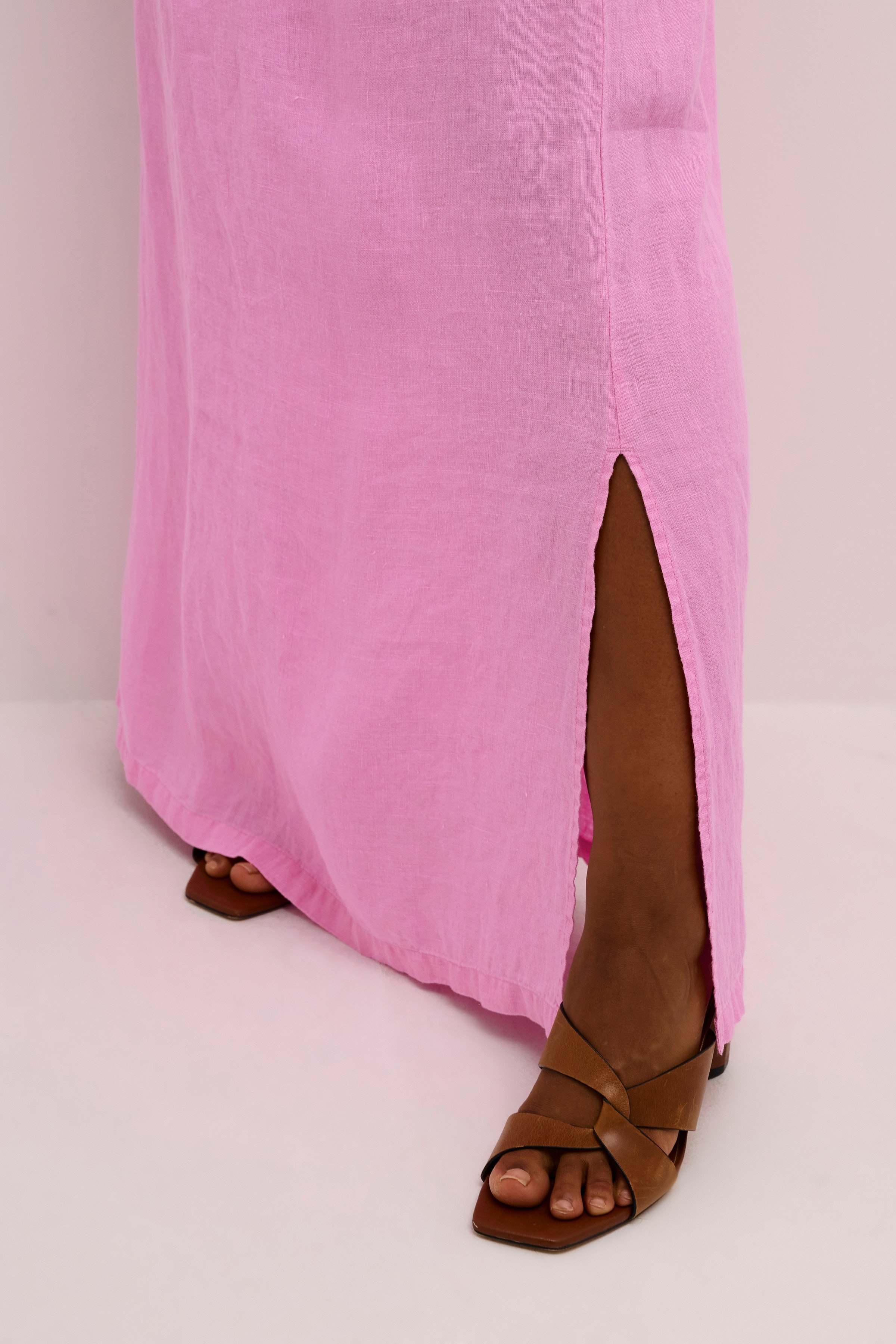 CRBellis Linen skirt LOOKBOOK DETAIL 10612565-163118