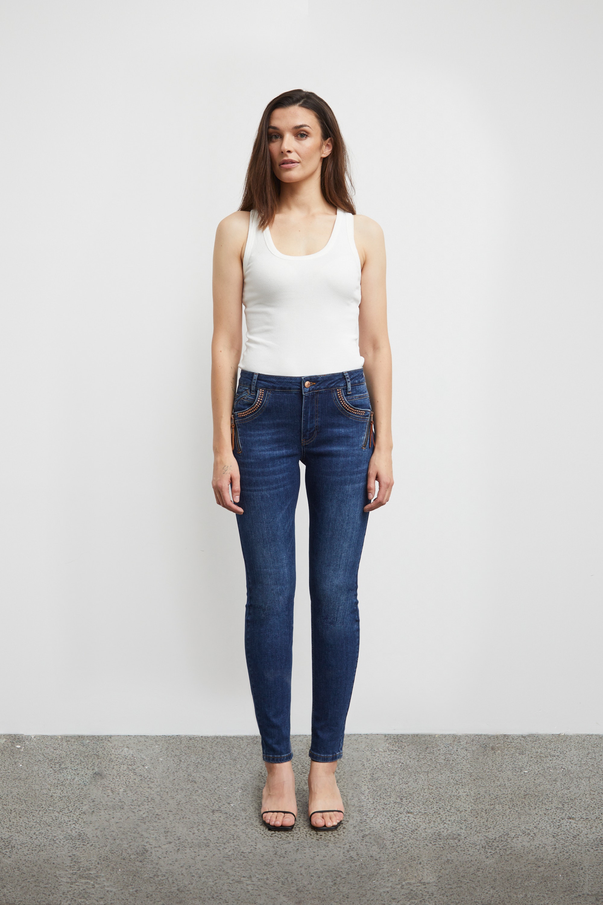 PZCARMEN HW Jeans Skinny Leg LOCATION NONE 50207216-200002