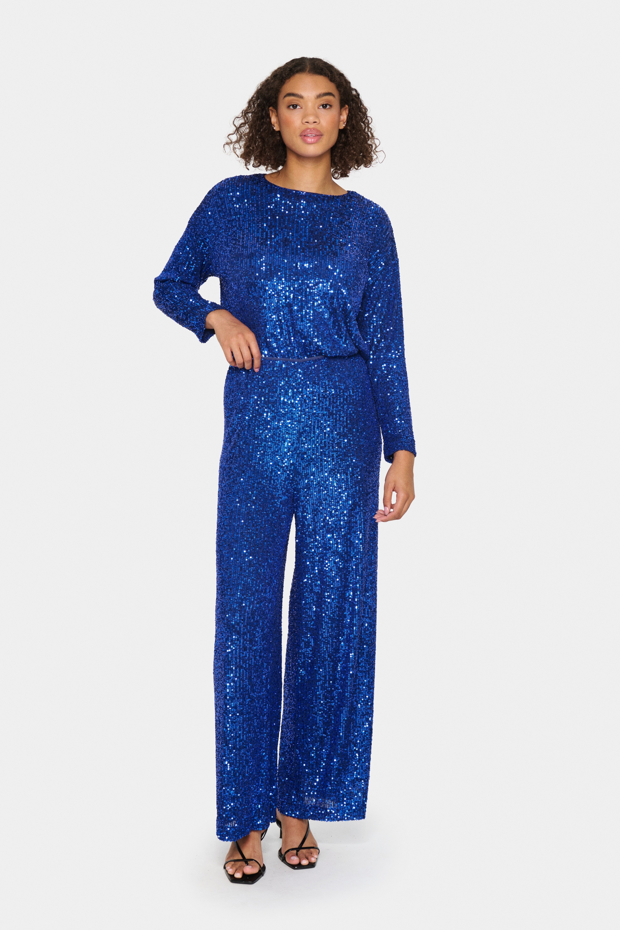 ReyanaSZ Sequin Trousers LOOKBOOK FRONT 30512270-193851