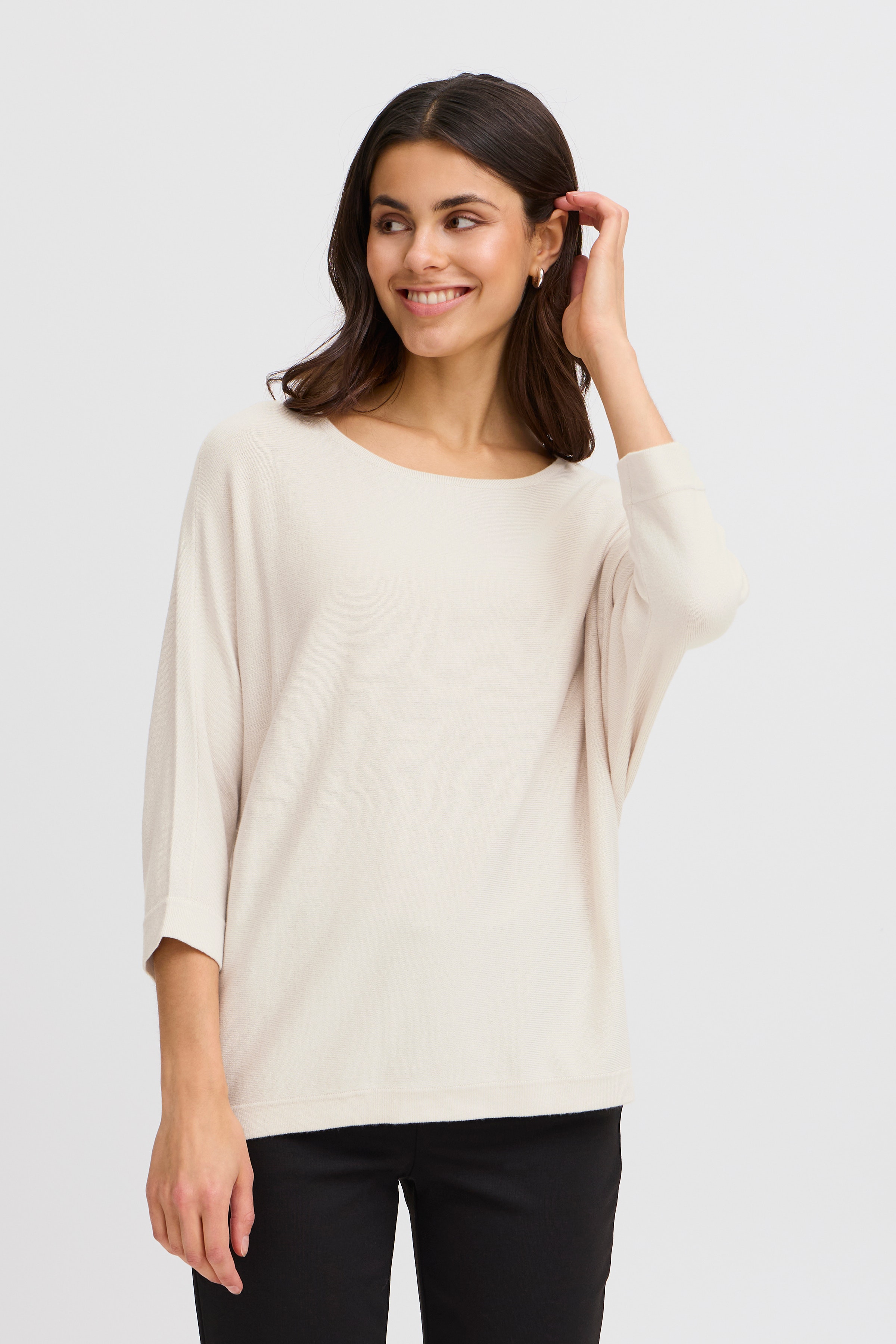 FRCLIA PU 14 Strikket pullover LOOKBOOK FRONT 20615123-130000