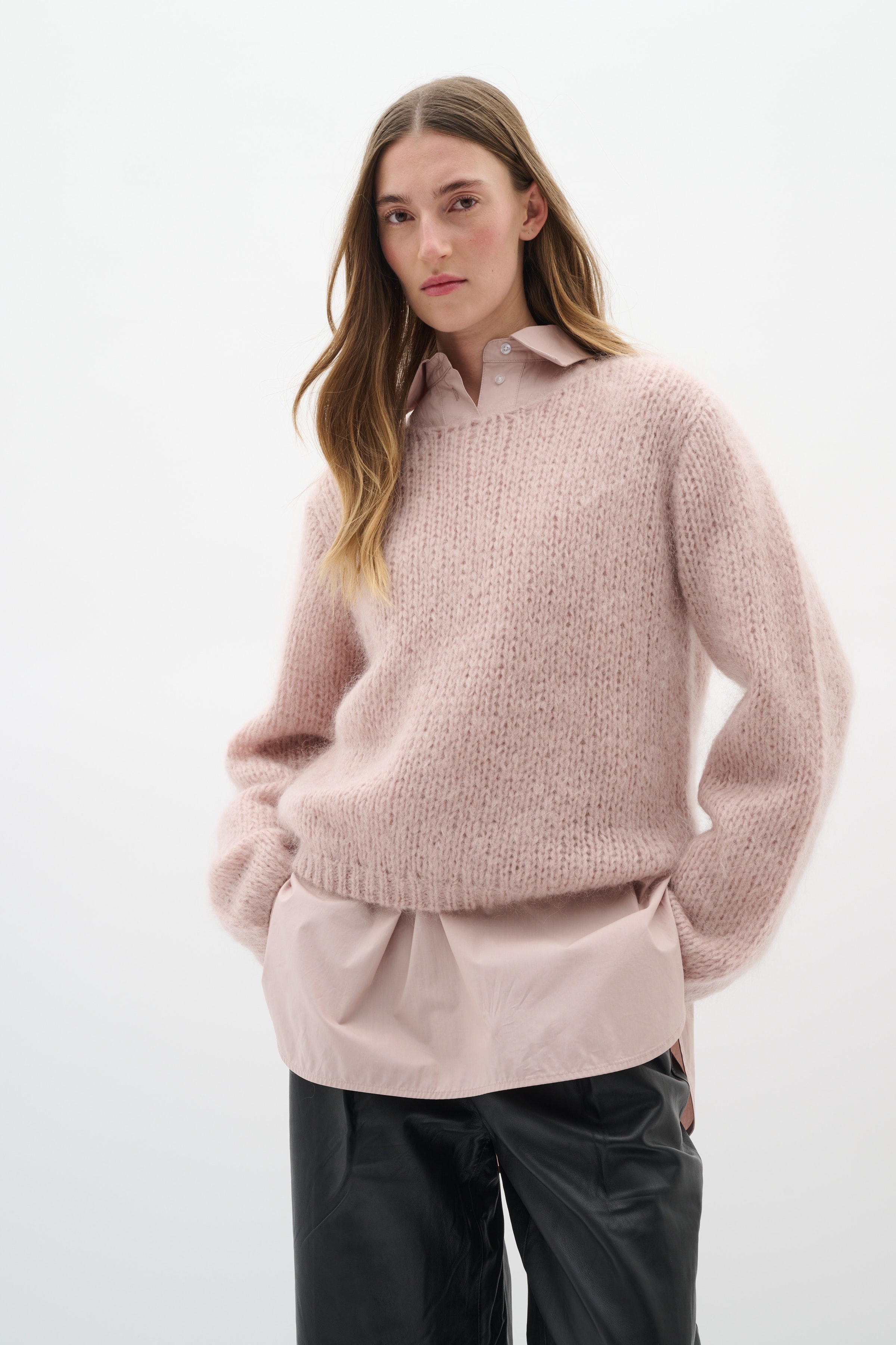 JetraIW Mohair Pullover LOOKBOOK FRONT 30109619-161509