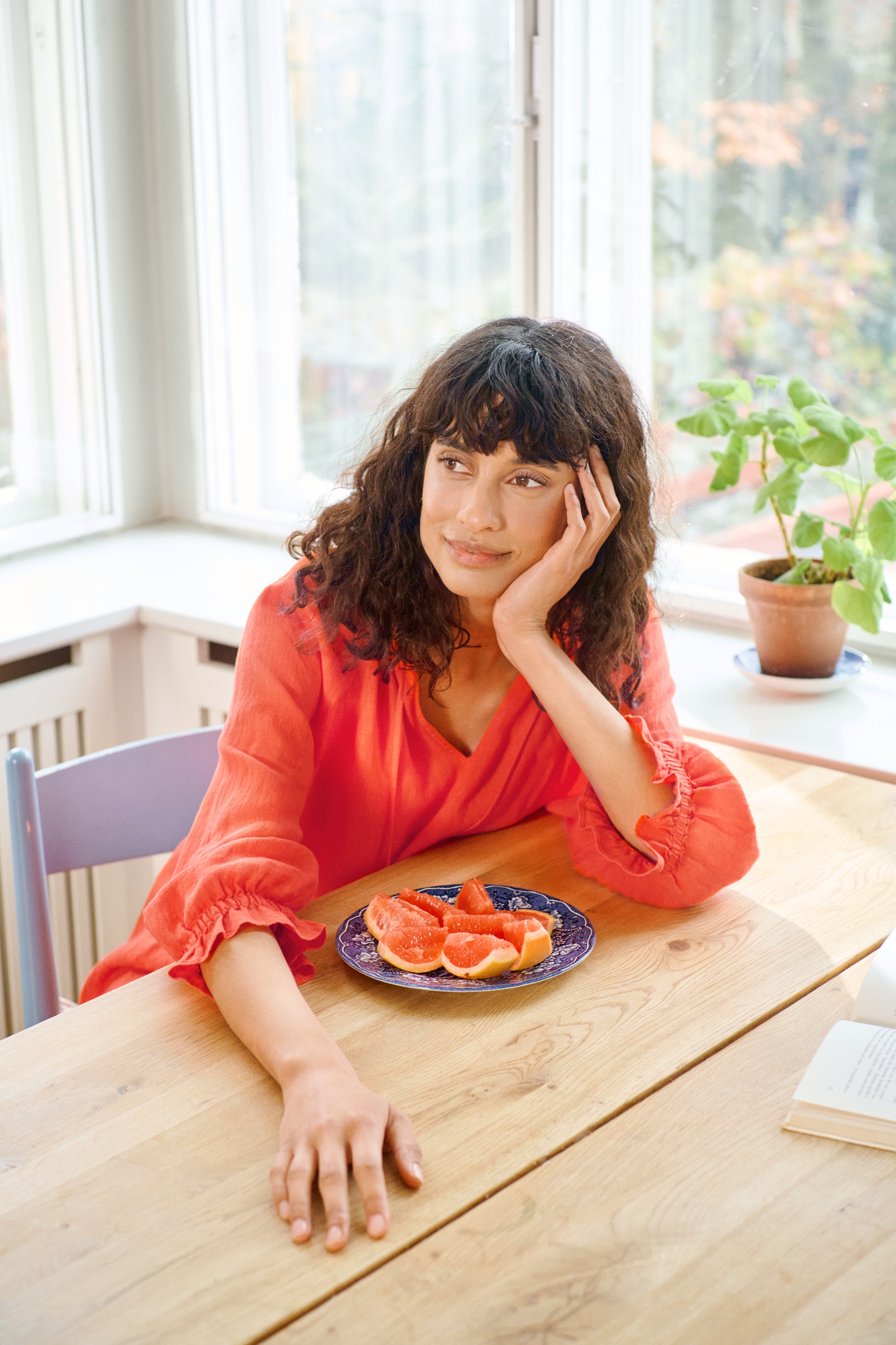 AranPW Kort linneklänning LOCATION NONE 30308746-171562