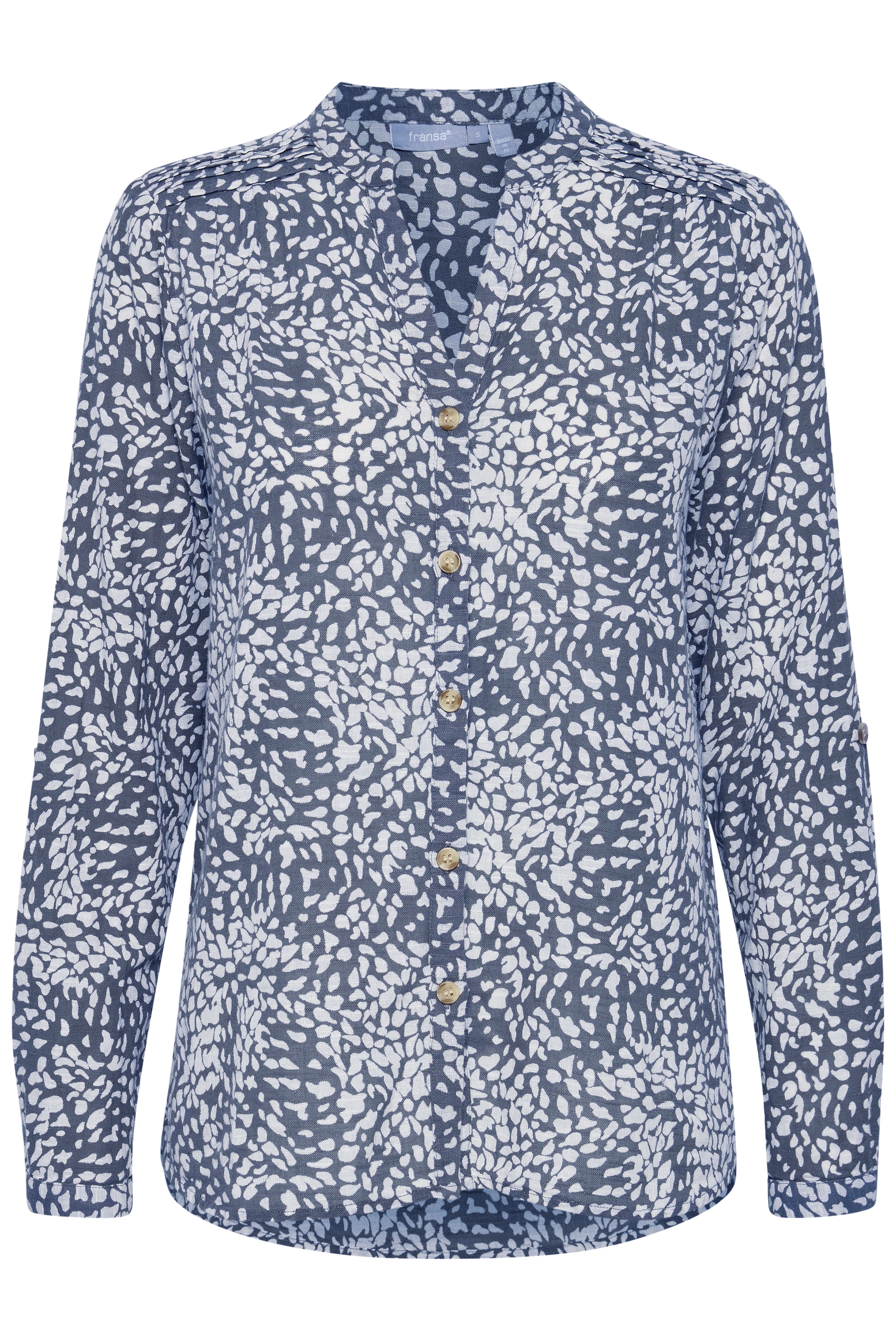 Blouse with short sleeve PACK FRONT 20609688-193929
