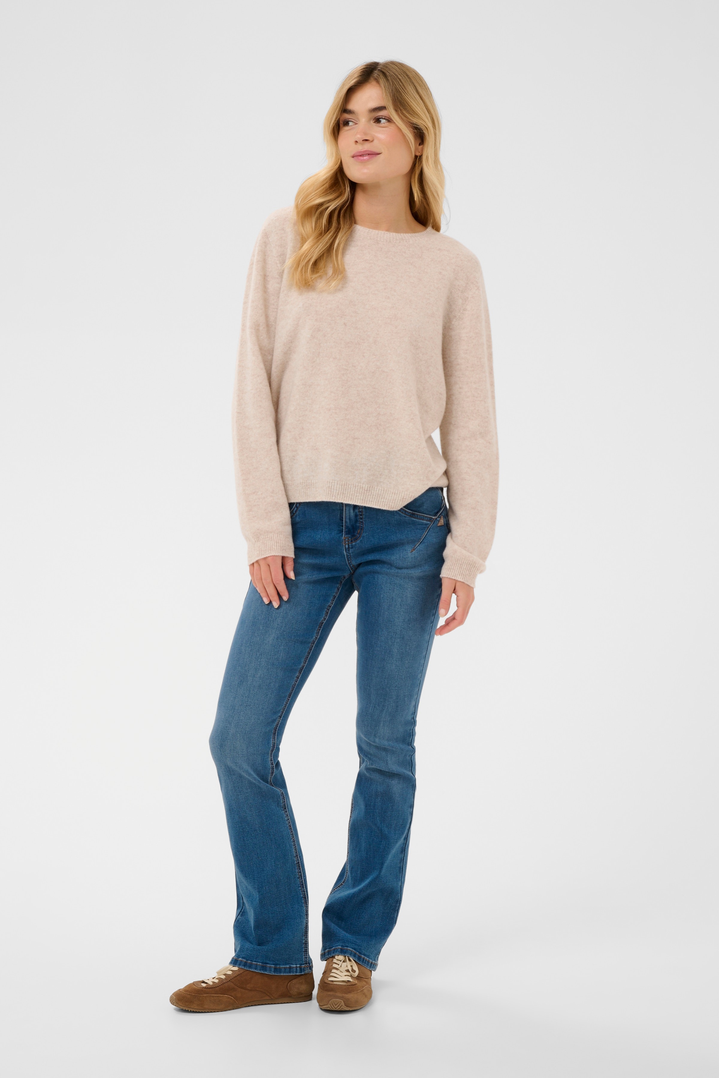 CRAmalie Bootcut Jeans LOOKBOOK FRONT 10650697-100116