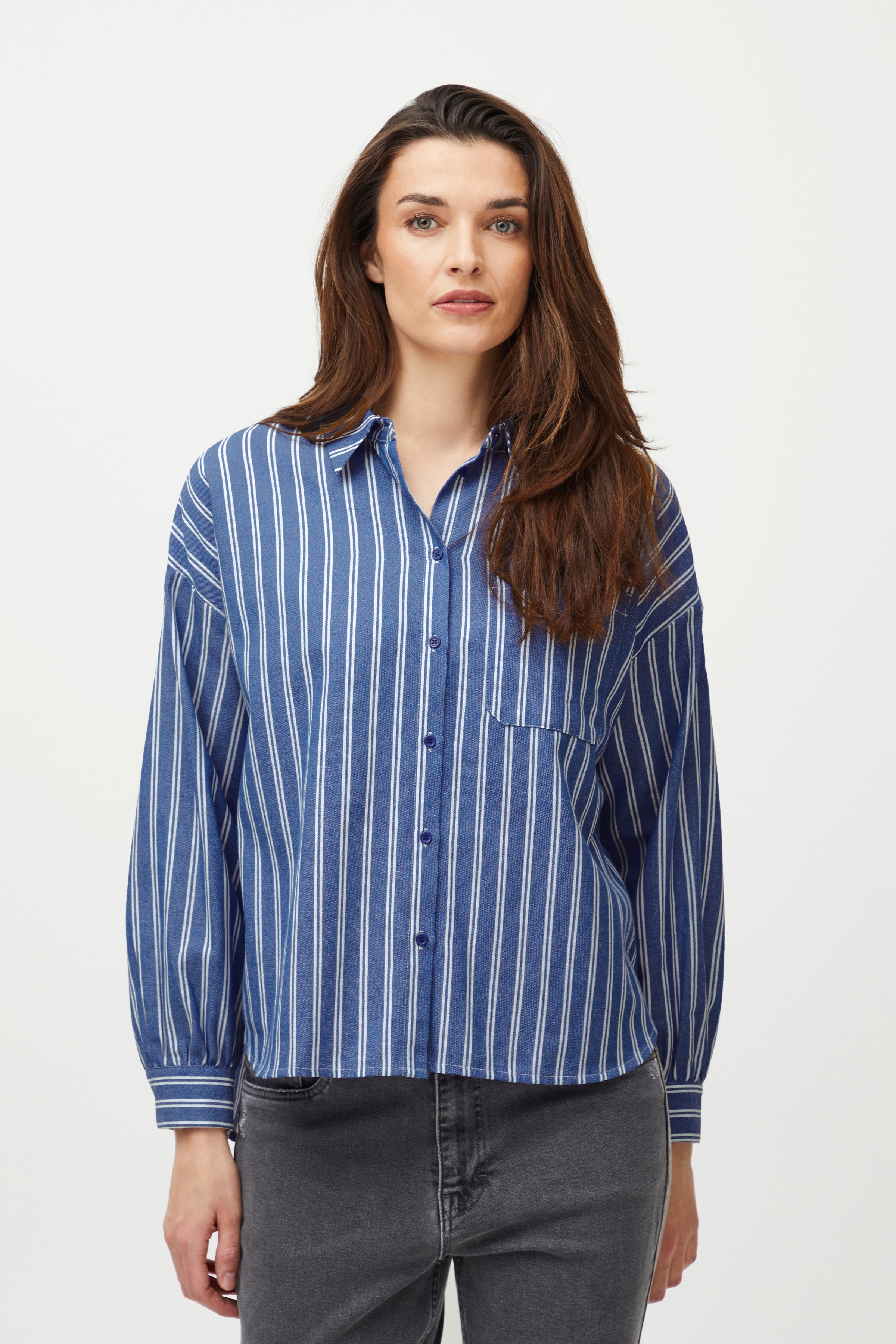 PZREBECCA Skjorta LOOKBOOK FRONT 50208011-173936