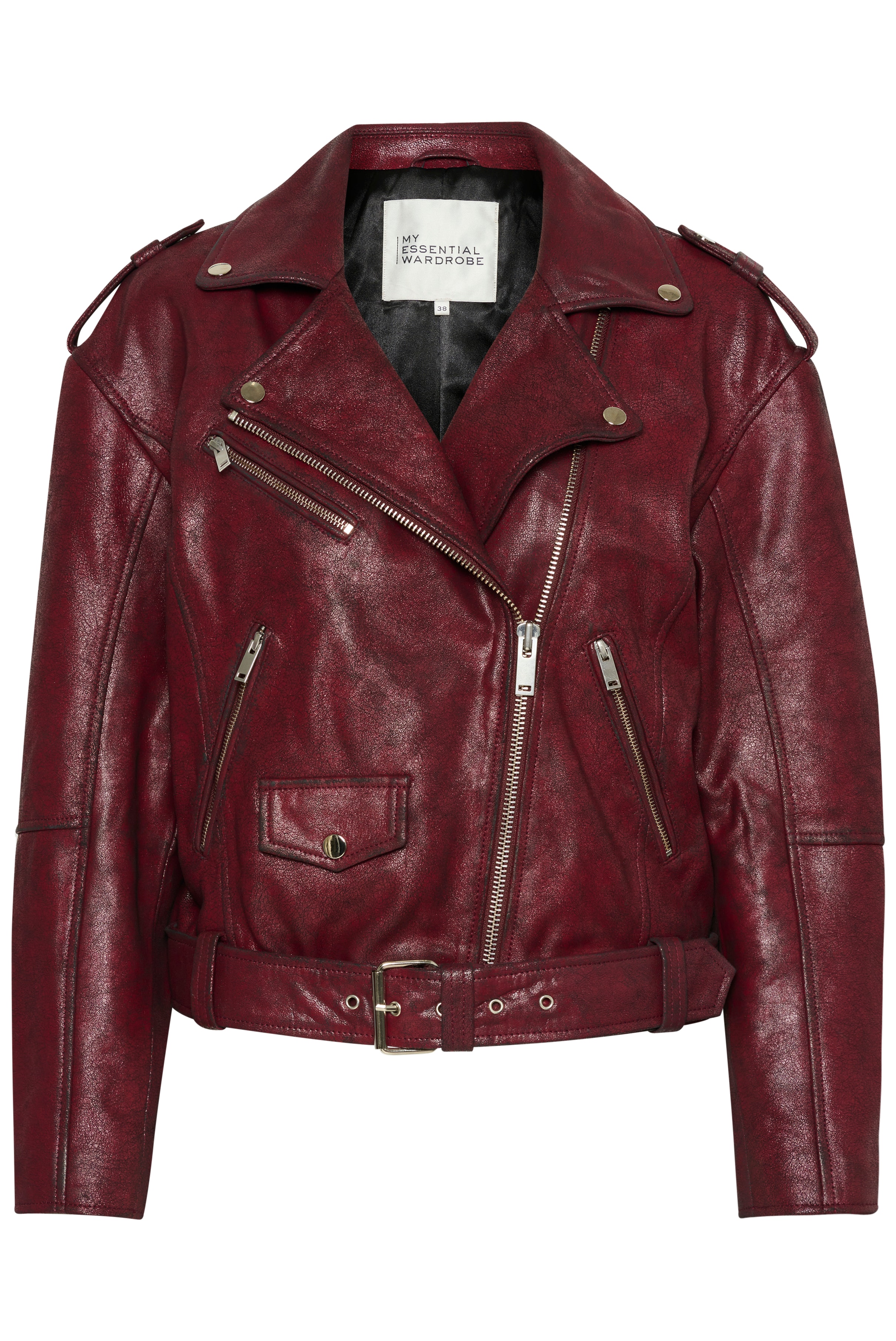 MWGilo Leather jacket PACK FRONT 10704658-107145