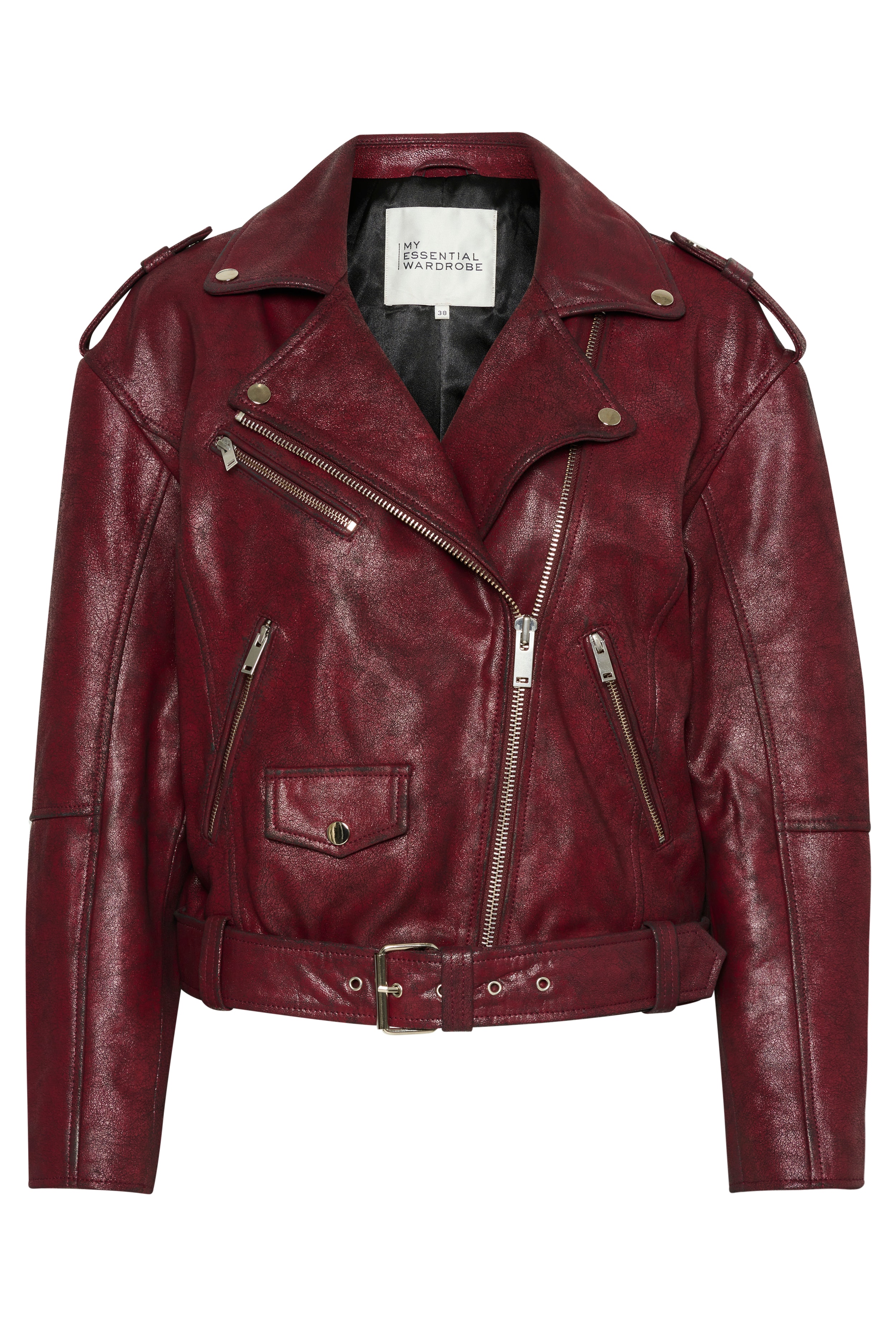 MWGilo Leather jacket PACK FRONT 10704658-107145