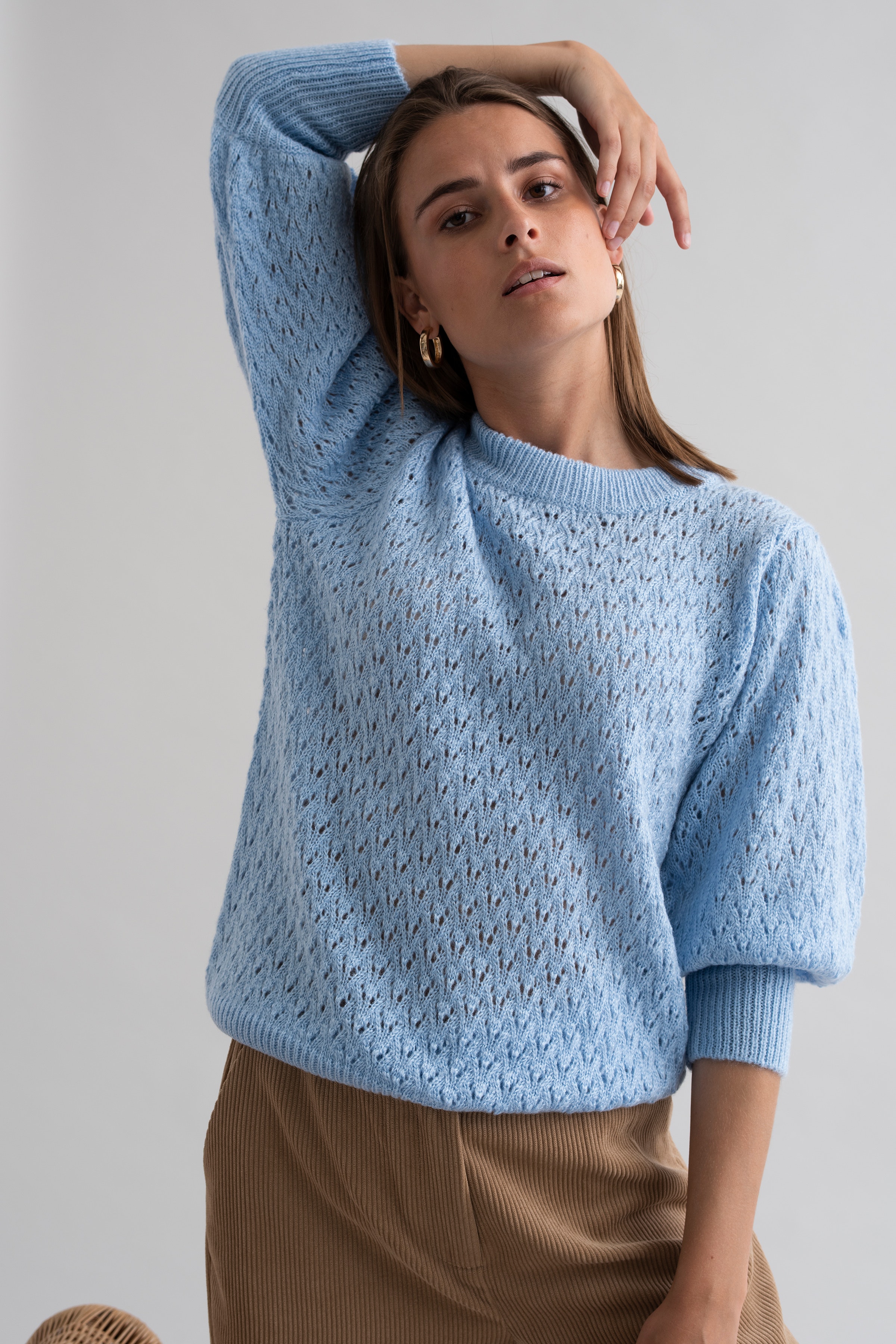 Stickad pullover LOOKBOOK FRONT 10503929-56177