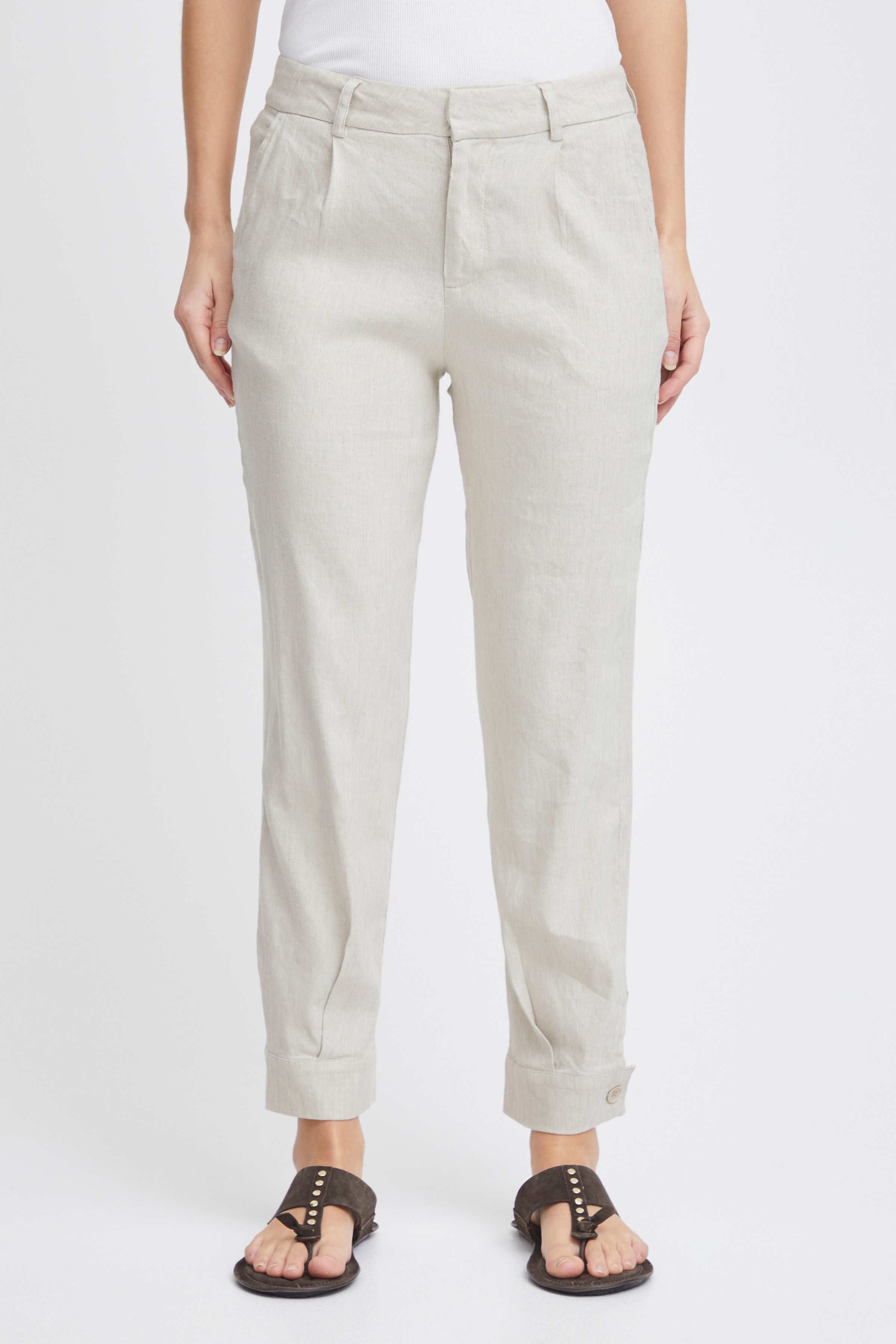 PZLUCA High Waist Byxor LOOKBOOK FRONT 50207379-1309071