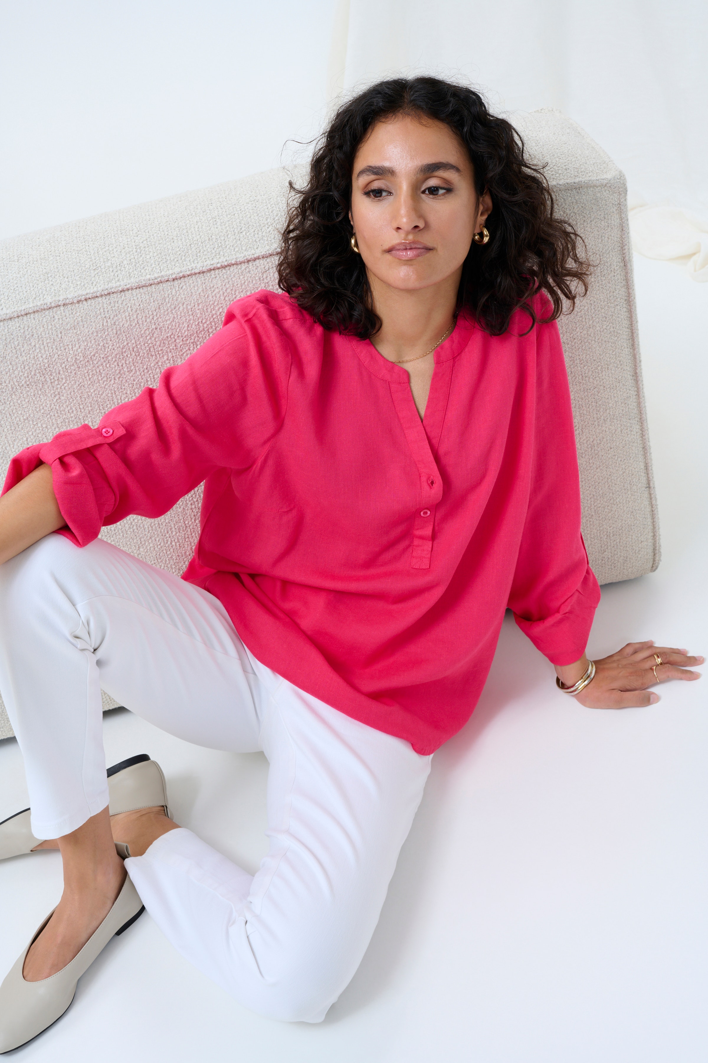 KAmilia Blouse en lin LOCATION NONE 10508313-181754