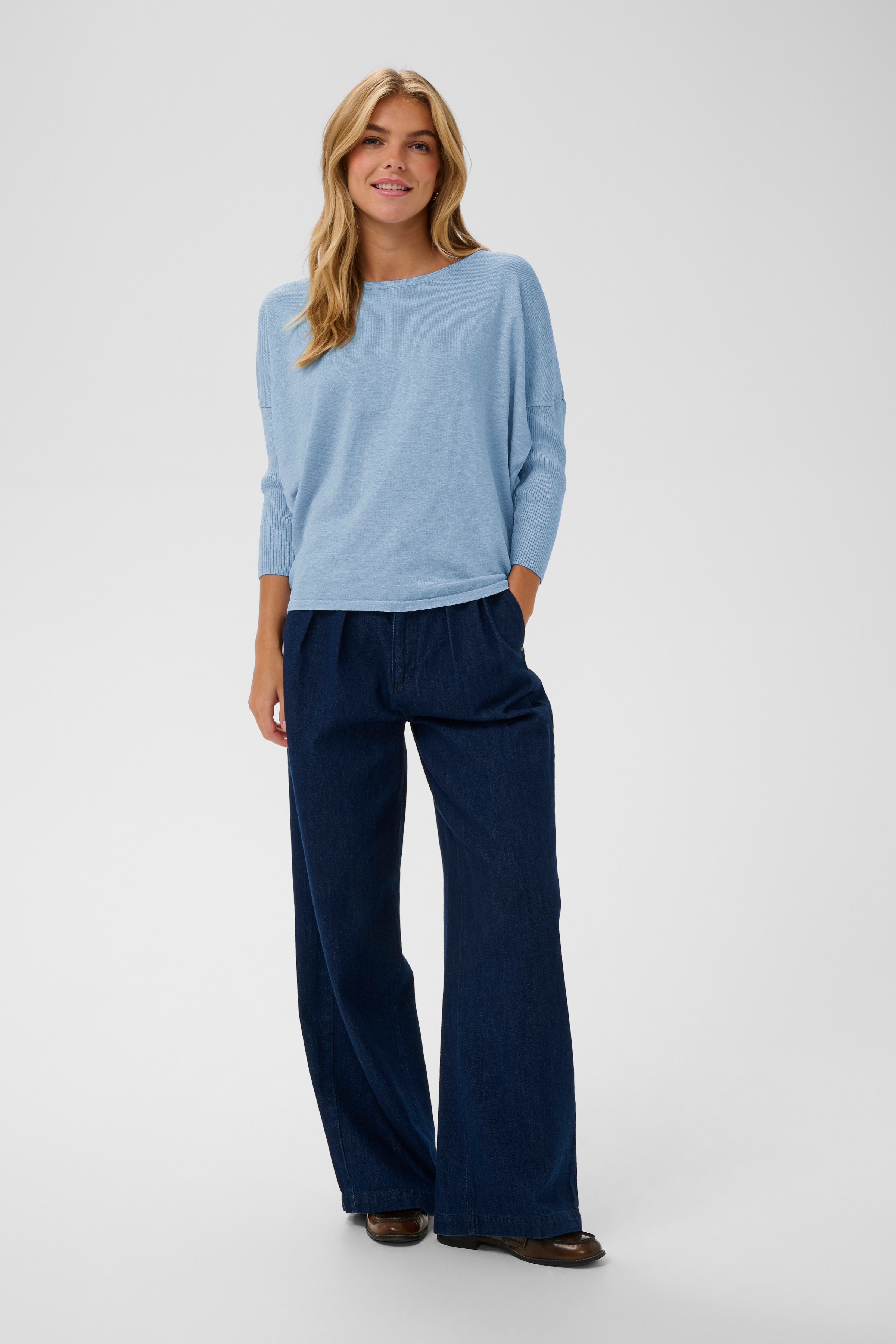 MilaSZ R-Neck Pullover LOOKBOOK FRONT 30500003-1441101