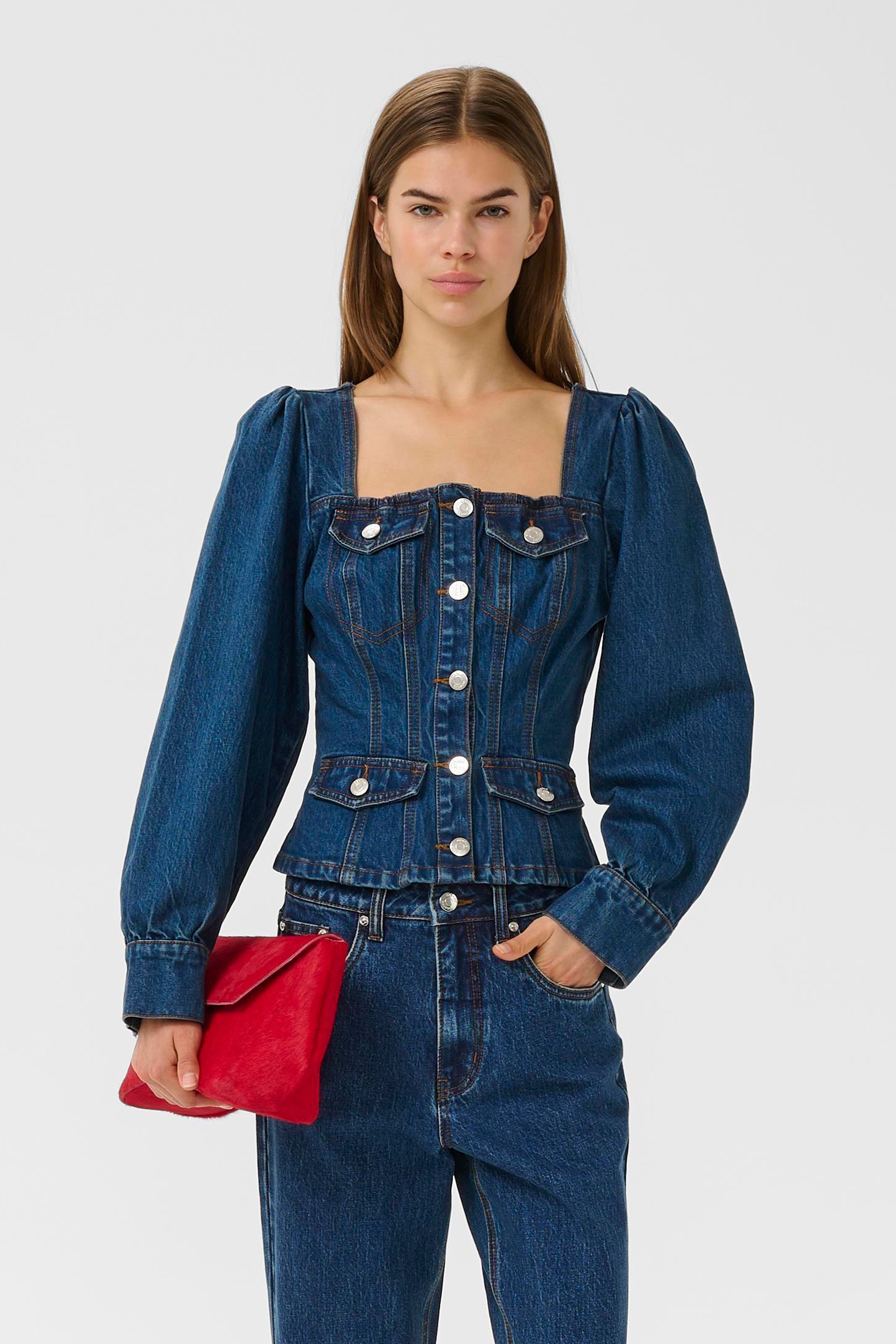 GZsamia Denimhemd LOOKBOOK FRONT 10911020-109201