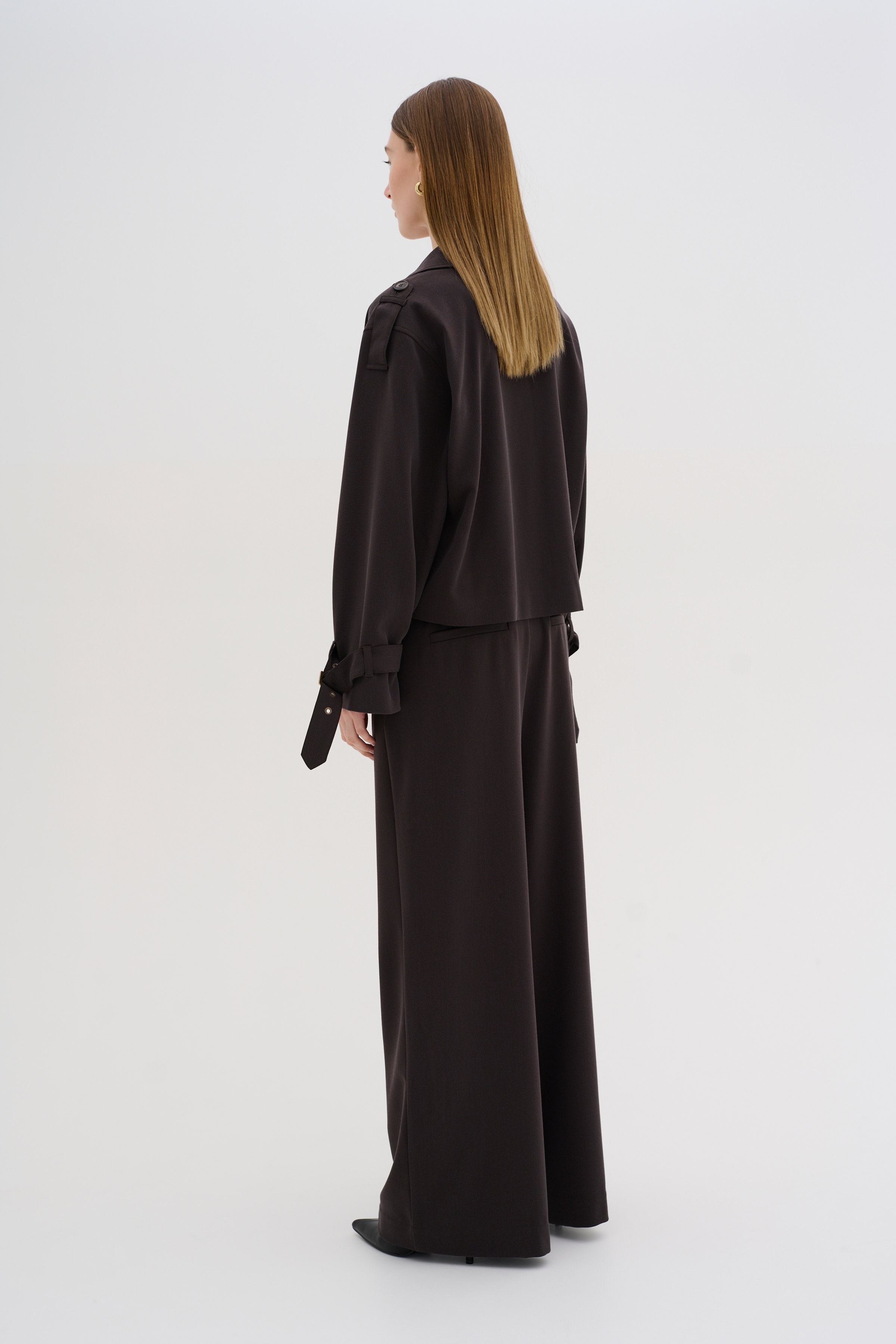 SilleMW Korte trenchcoat LOOKBOOK BACK 10704806-190840