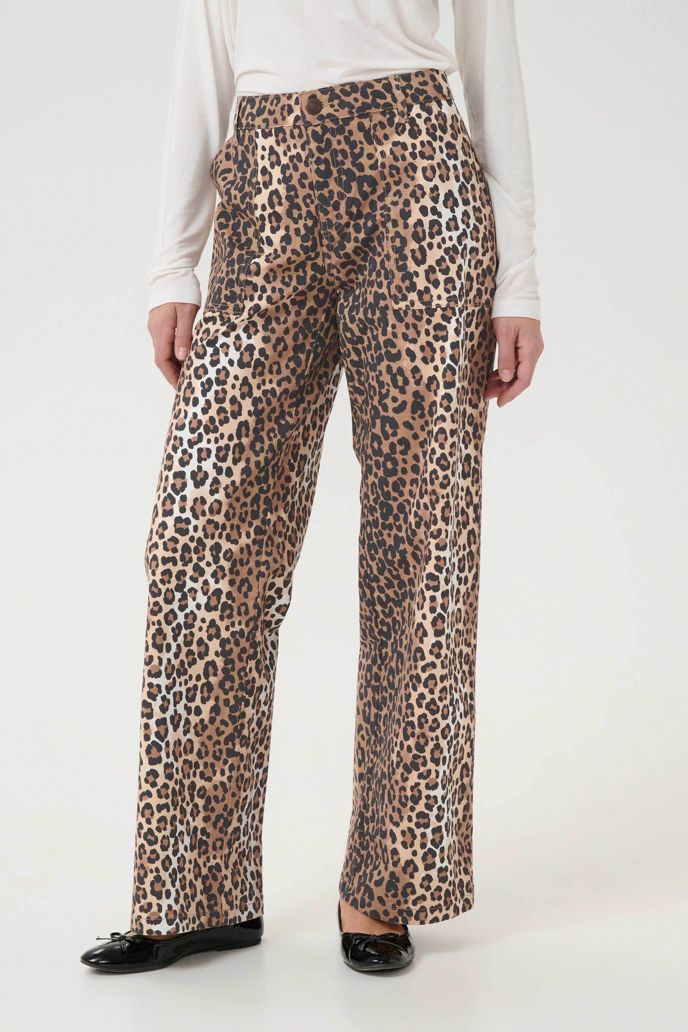 CUfenna Leopard Trousers LOOKBOOK FRONT 50111652-107355