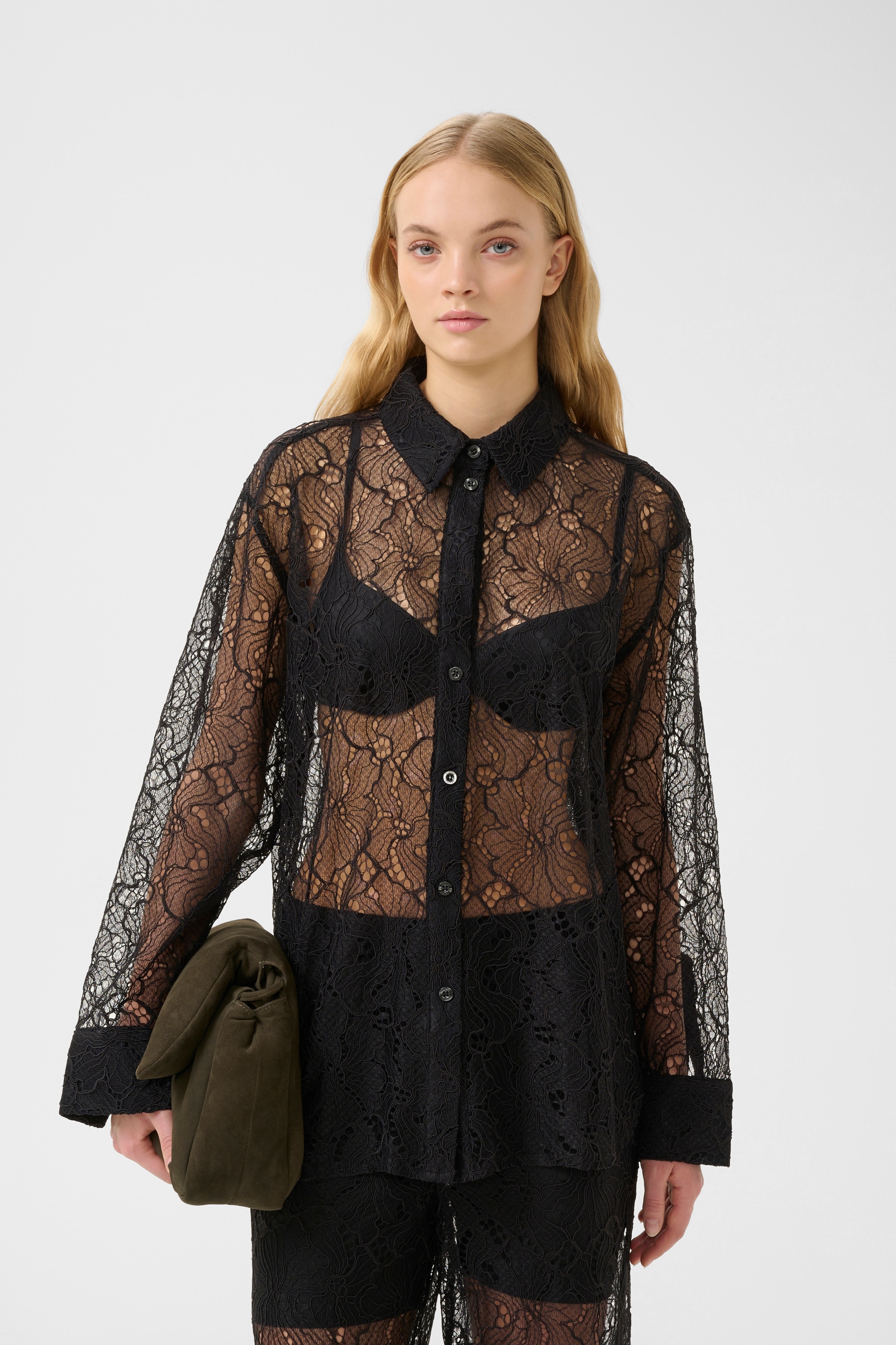 GZedea Blondeskjorte LOOKBOOK FRONT 10910601-100017