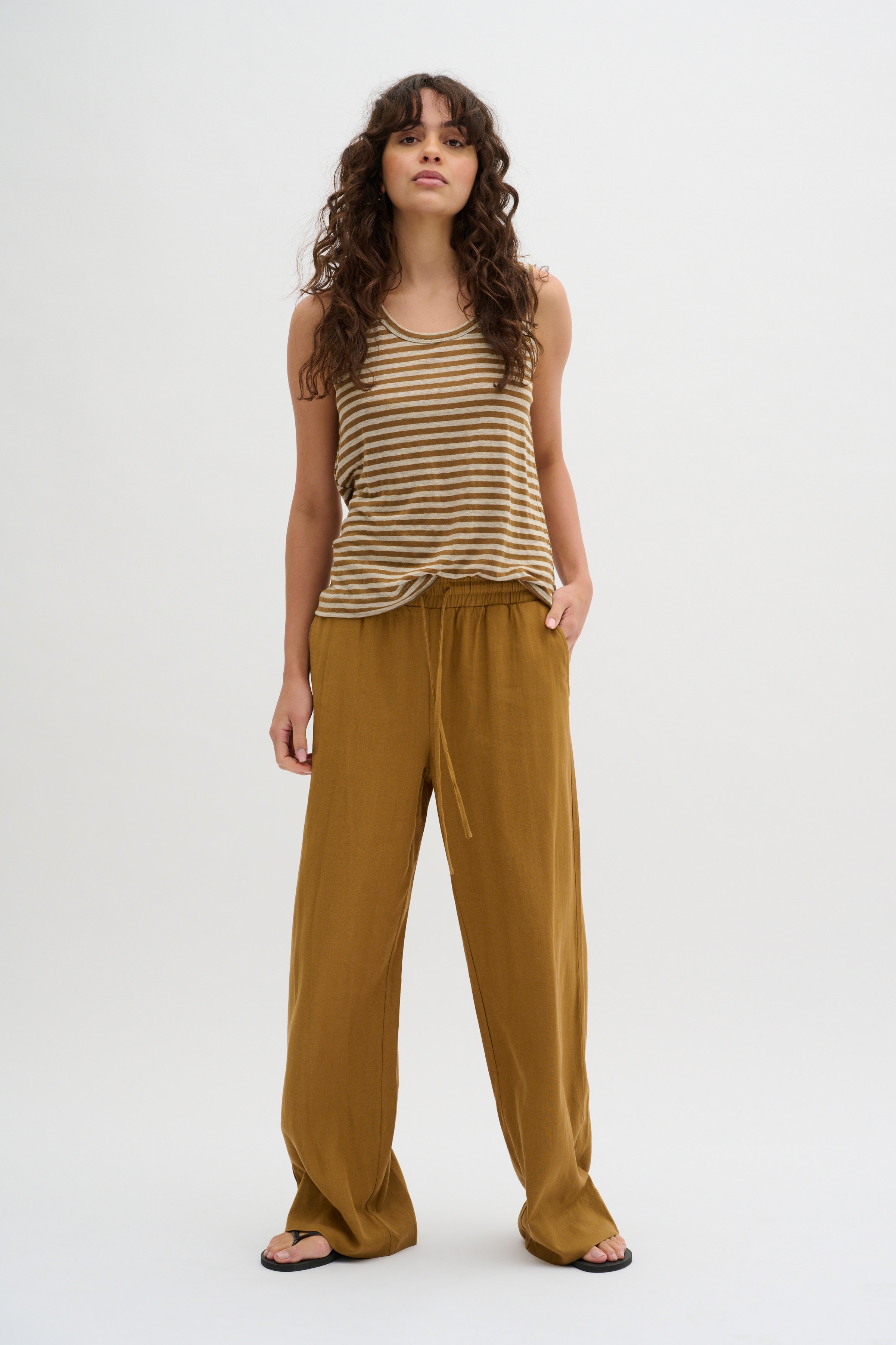 DiasMW Linen Trousers LOOKBOOK FRONT 10704701-171125