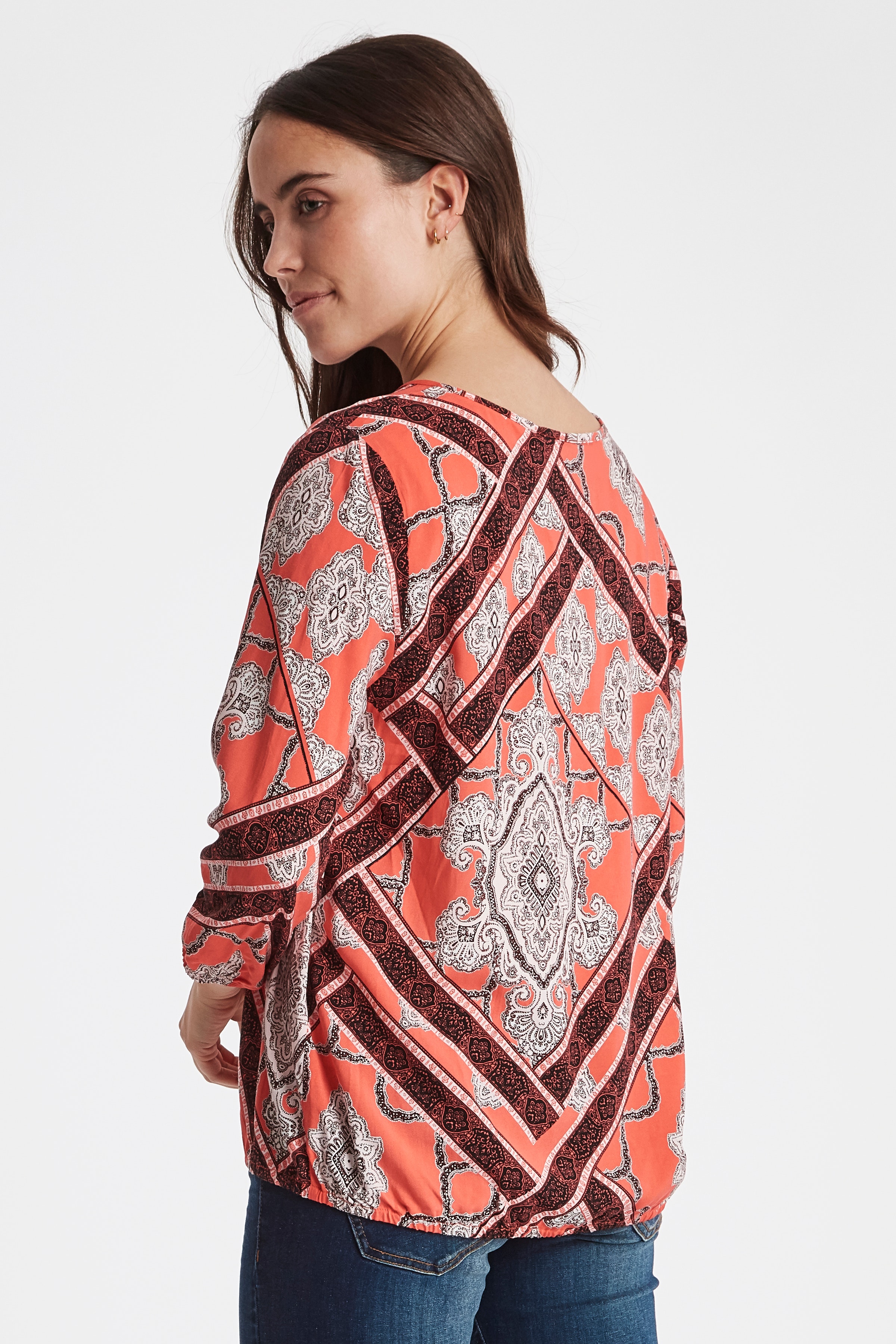 Kortærmet bluse LOOKBOOK FRONT 20607067-69175