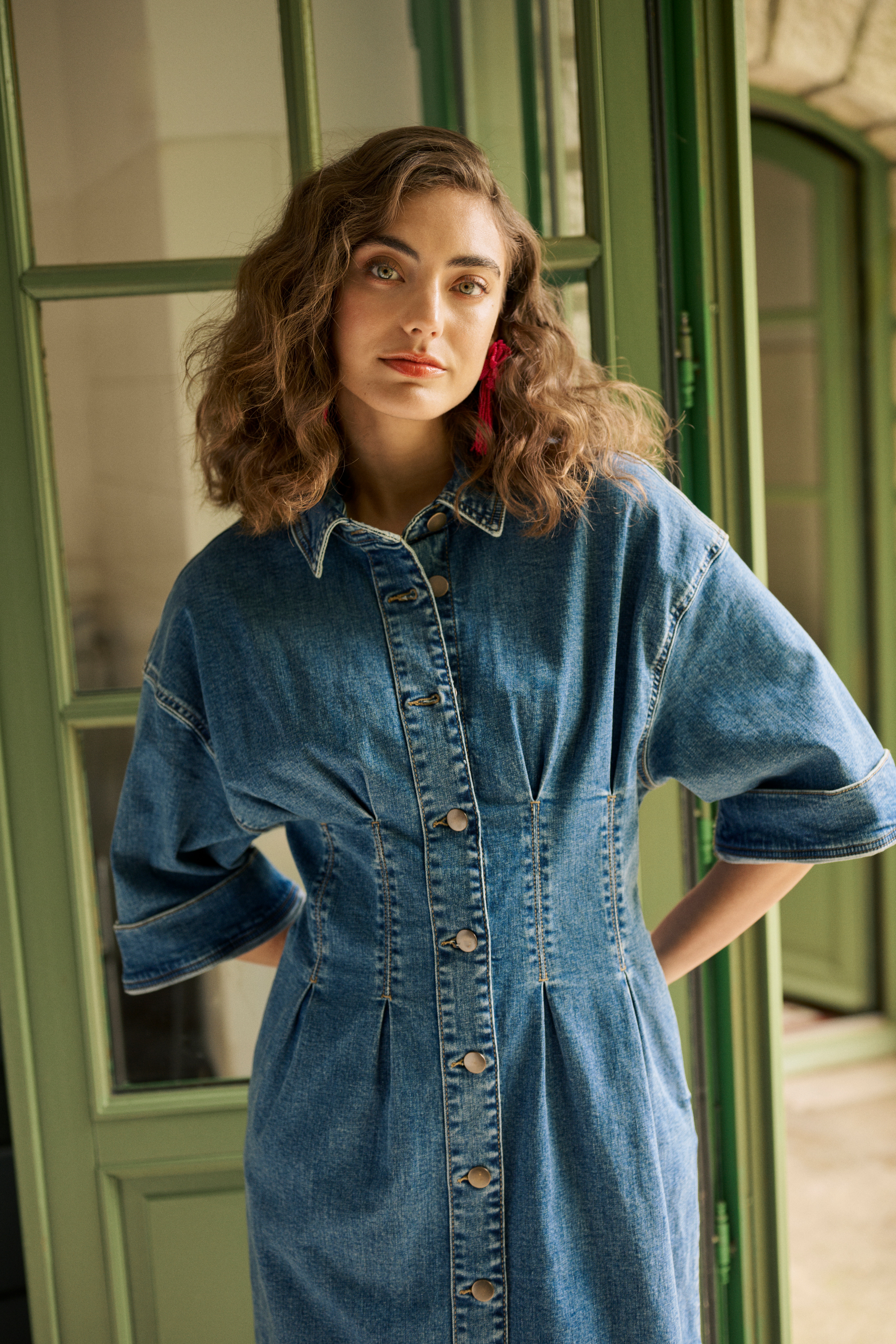 CUcyrine Denimkjole LOCATION NONE 50111986-107026