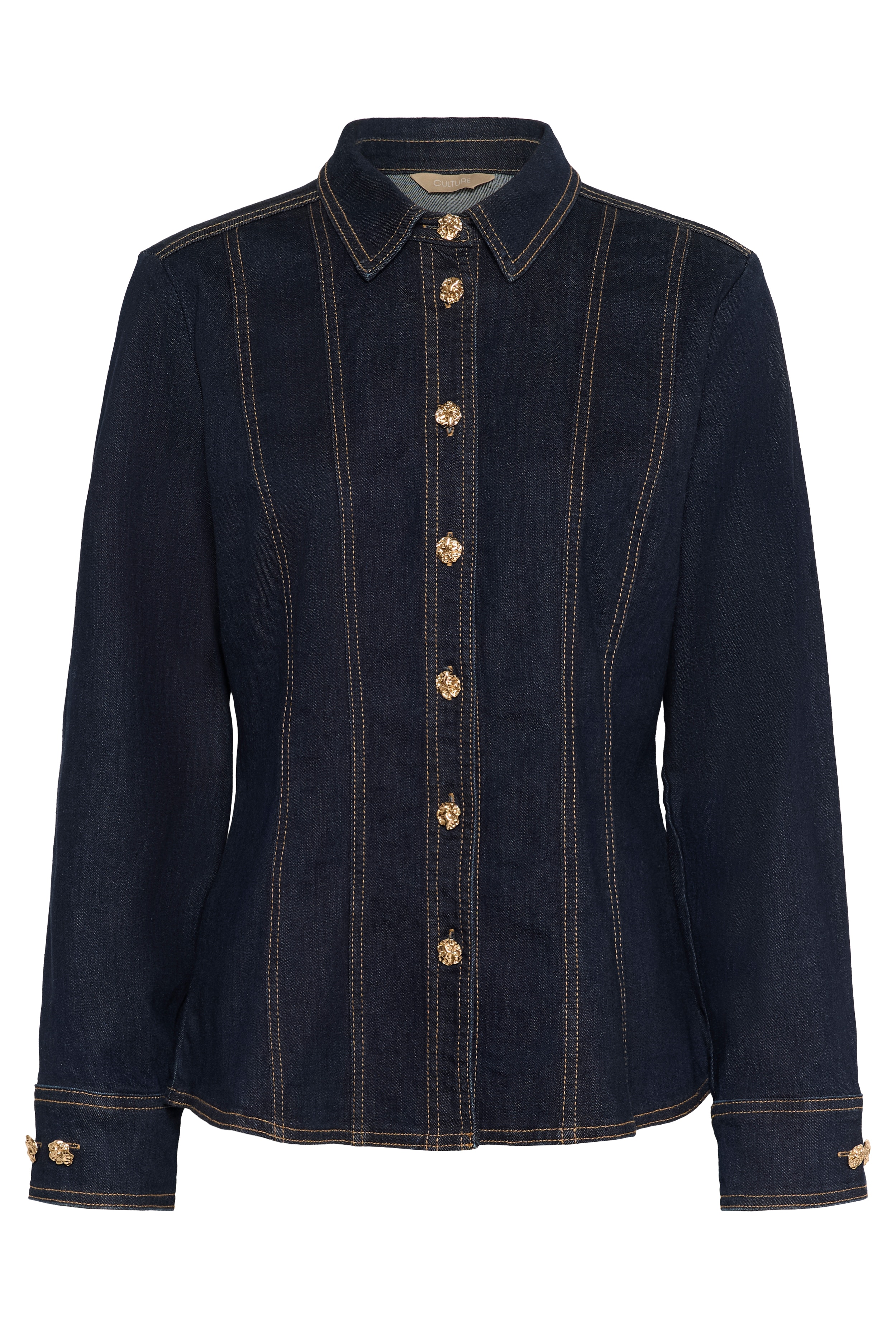 CUbobbie Denimskjorta LOOKBOOK FRONT 50112271-500119