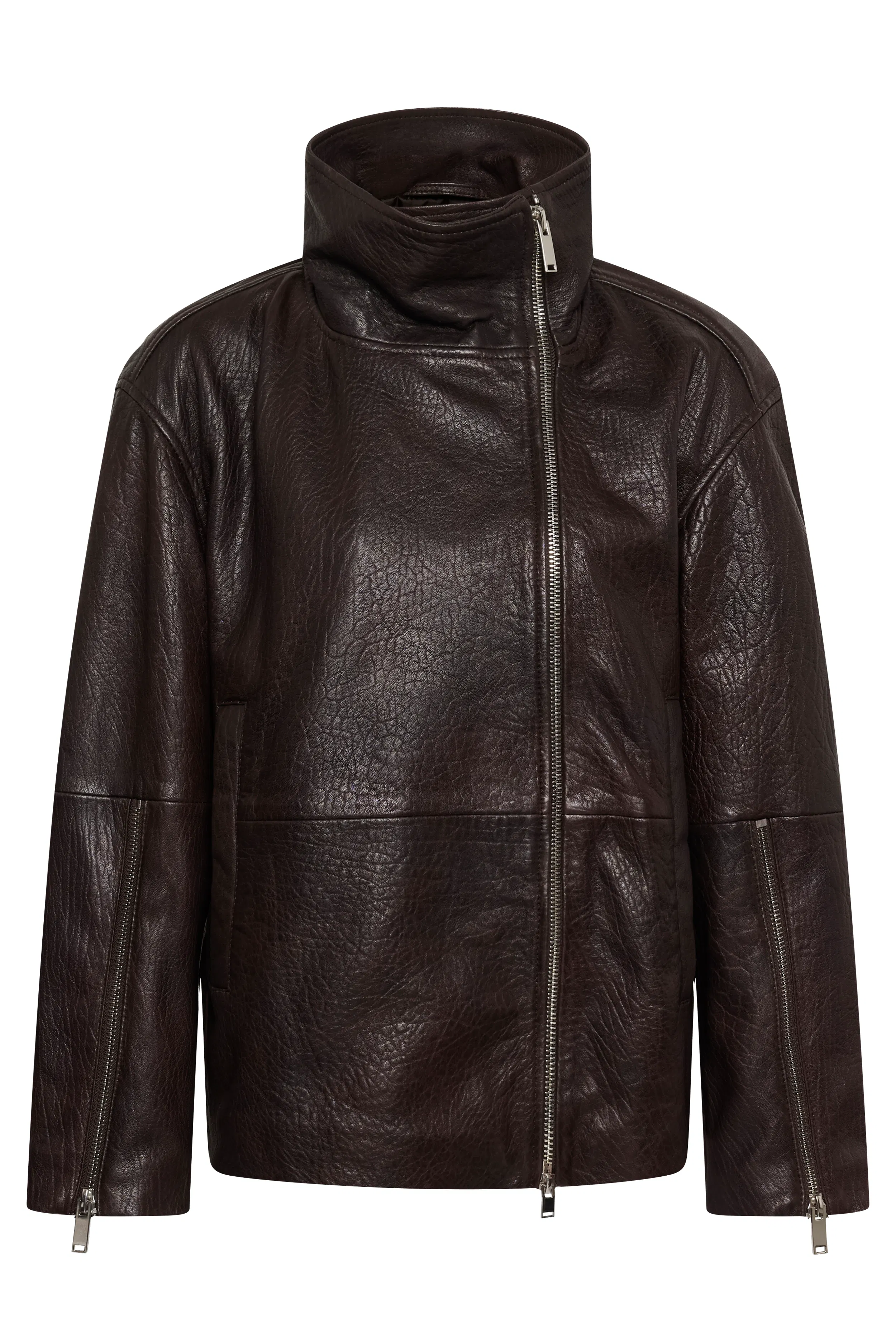 SLGinnie Casual Leather Jacket PACK FRONT 30409430-191018