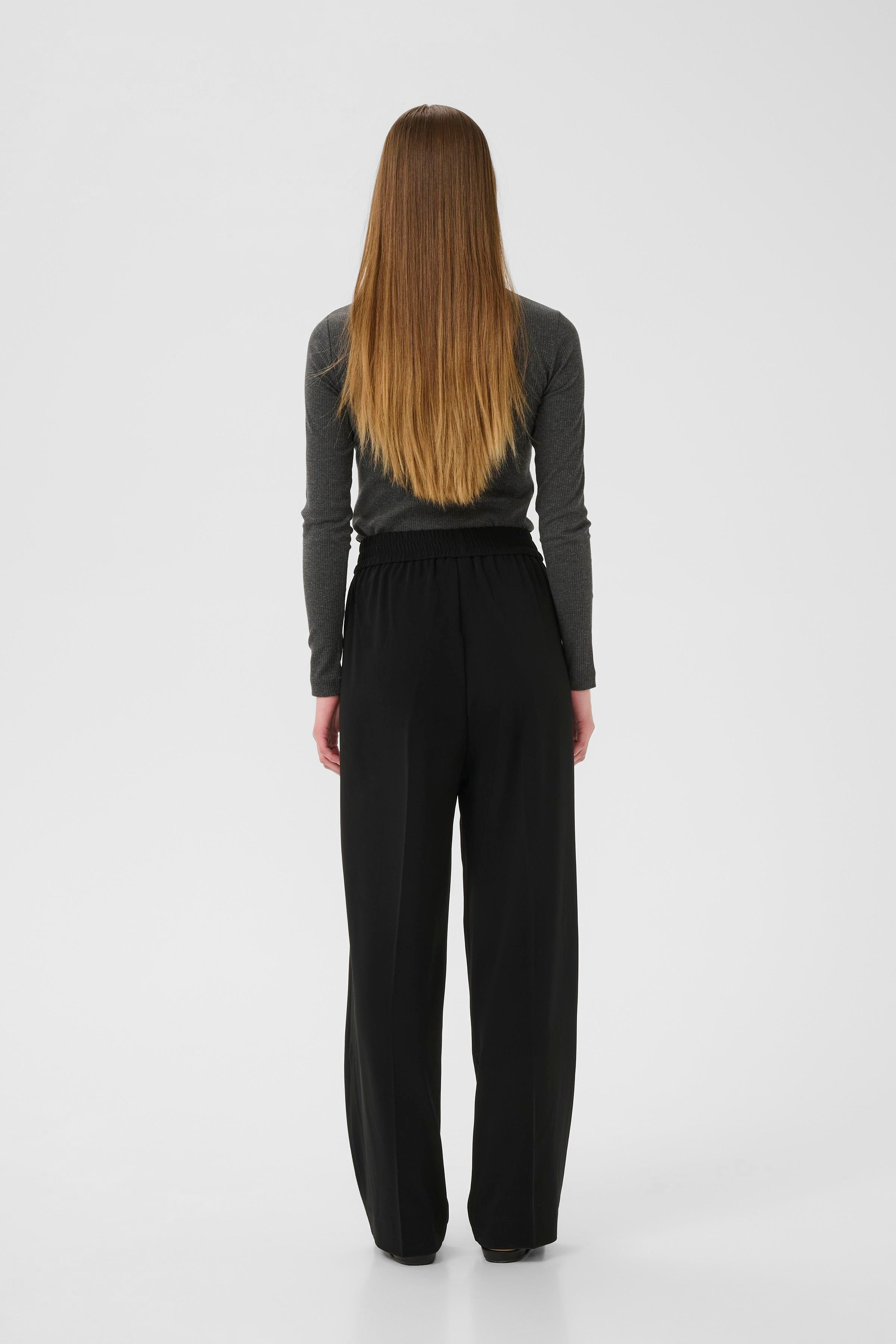 DagnaIW Polokrage Melange T-shirt LOOKBOOK BACK 30109838-300596