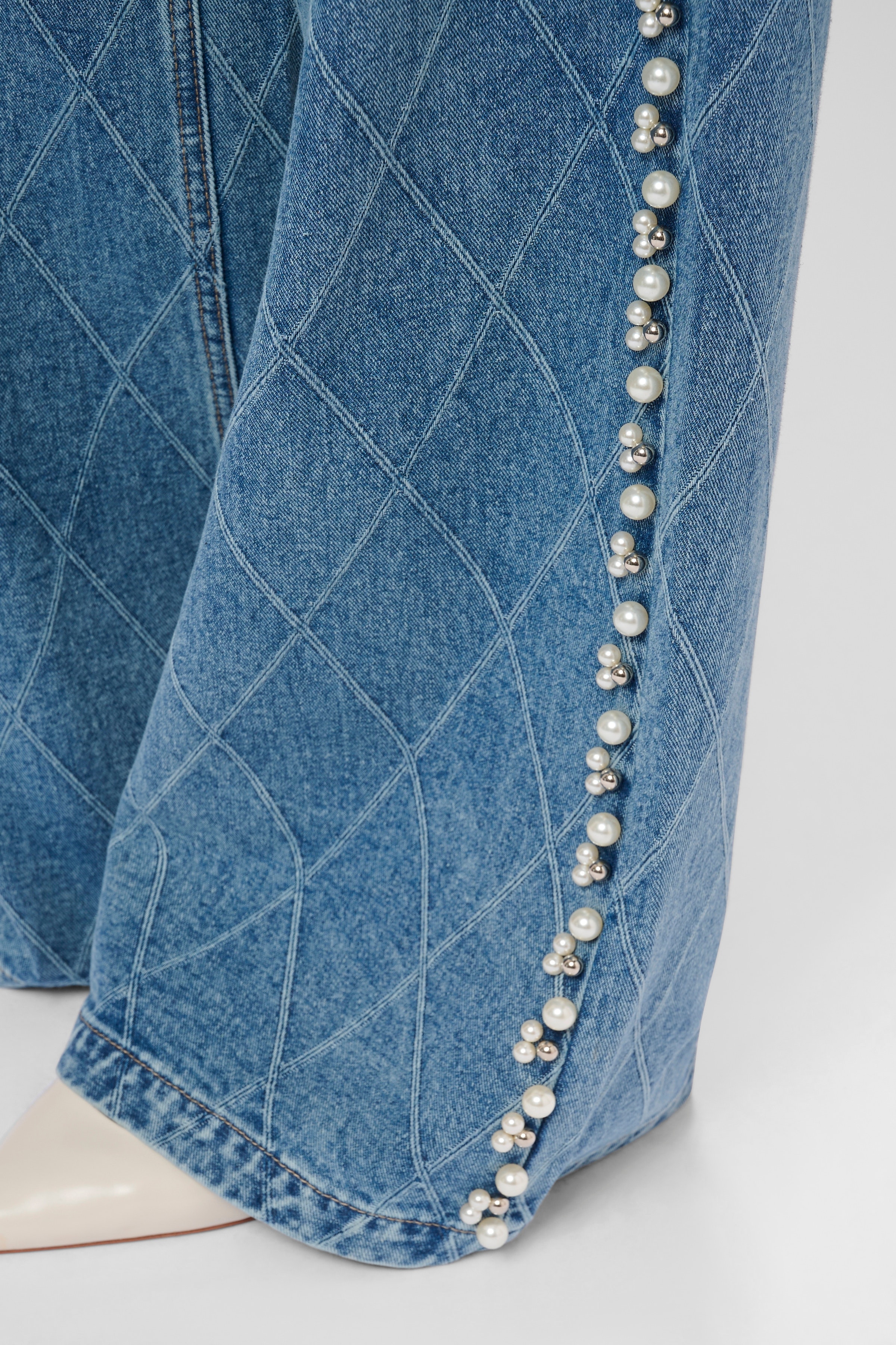 CUalys Jeans med perler LOOKBOOK DETAIL 50112280-500027