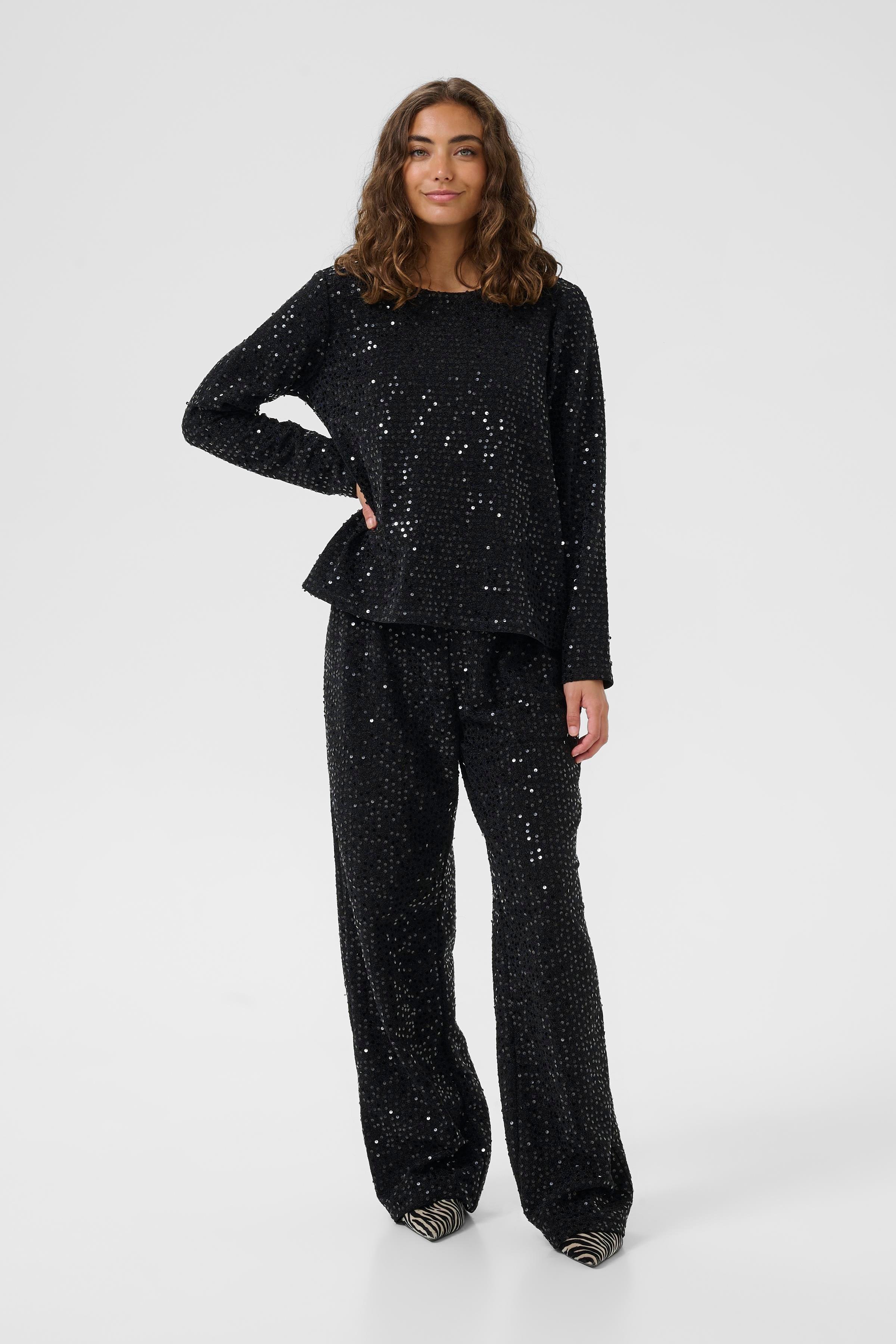 CUbia Paljettblus LOOKBOOK FRONT 50112817-500012
