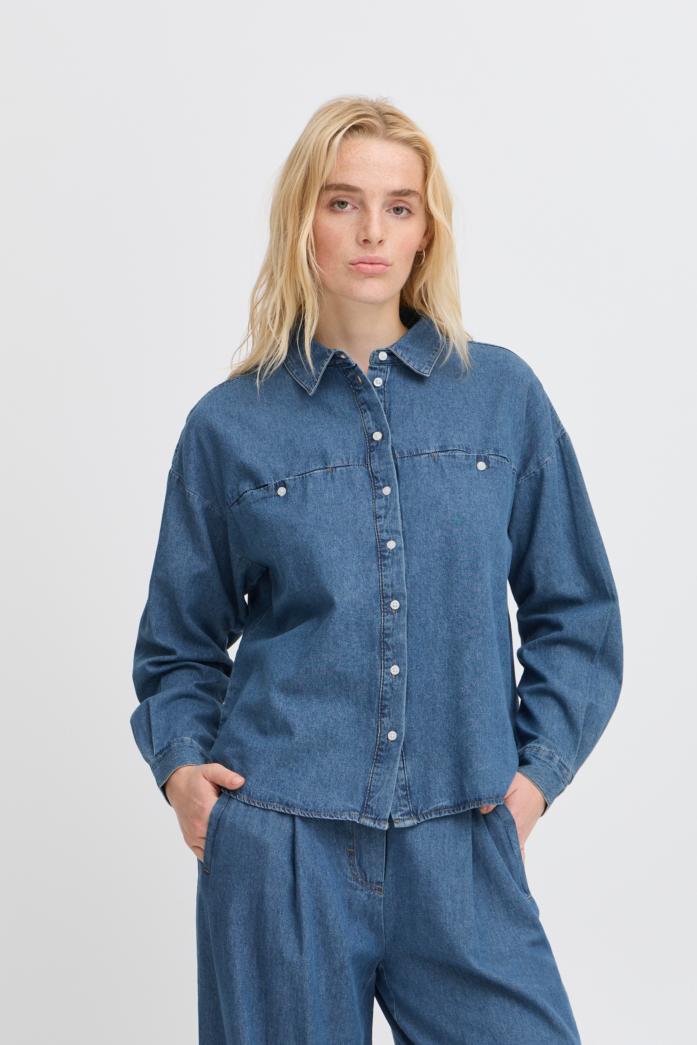 IHARCHER Denim shirt LOOKBOOK FRONT 20122389-200928