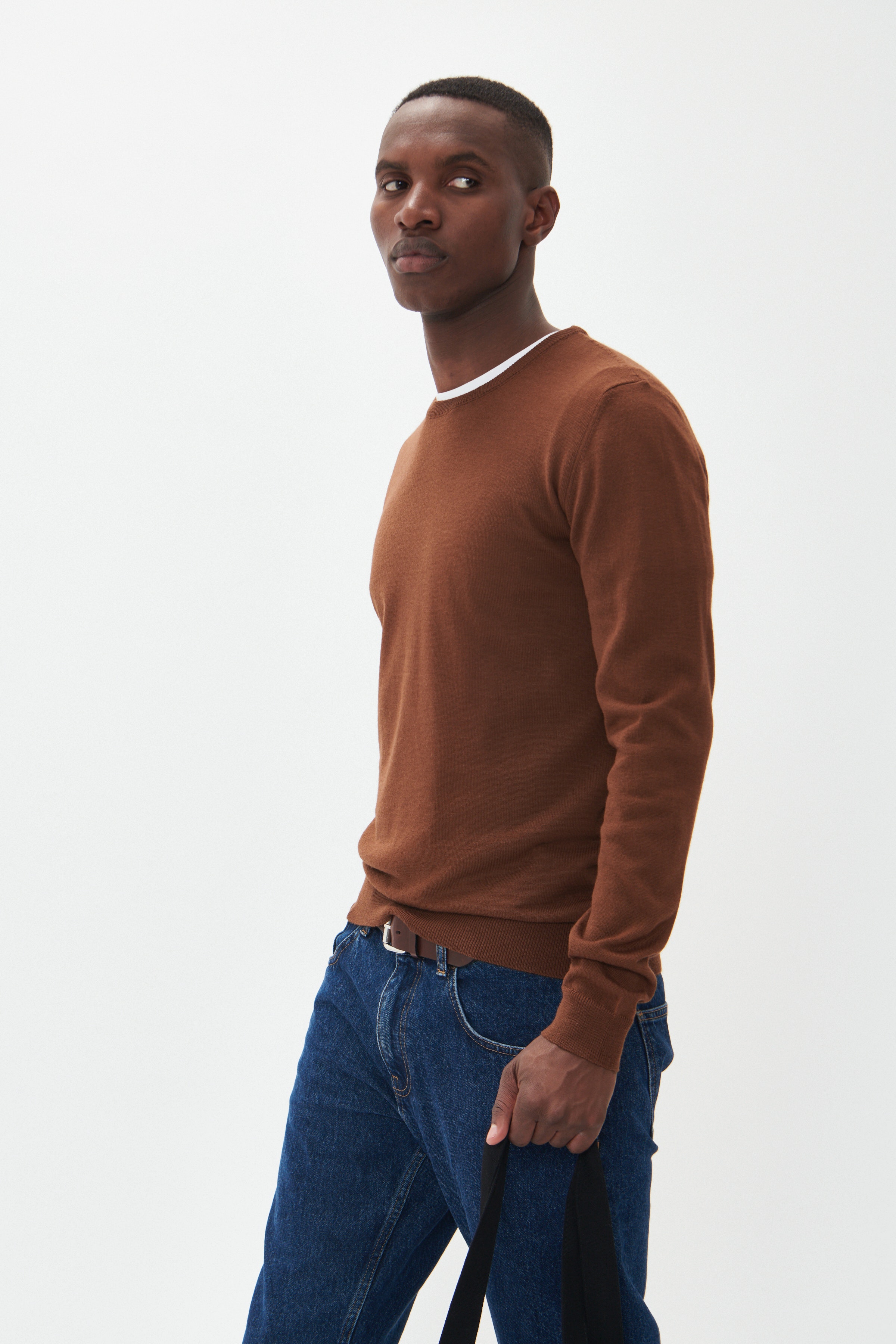 MAPetro Gerbreide Trui LOOKBOOK FRONT 30206499-191242