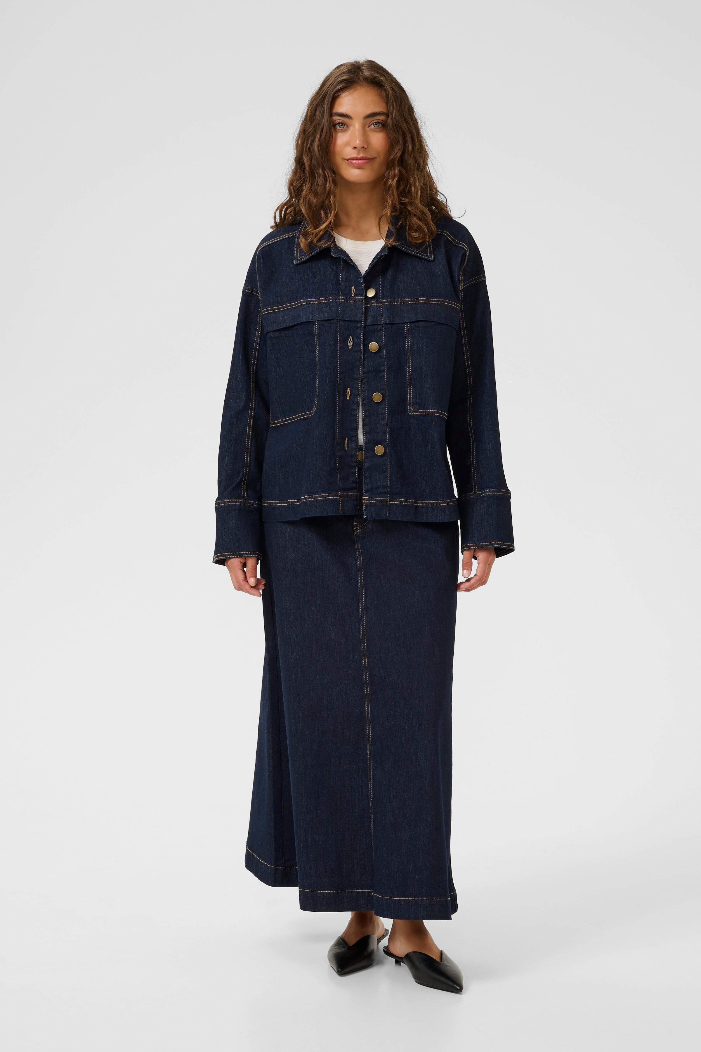 CUmoya Jeansjacke LOOKBOOK FRONT 50112627-500119