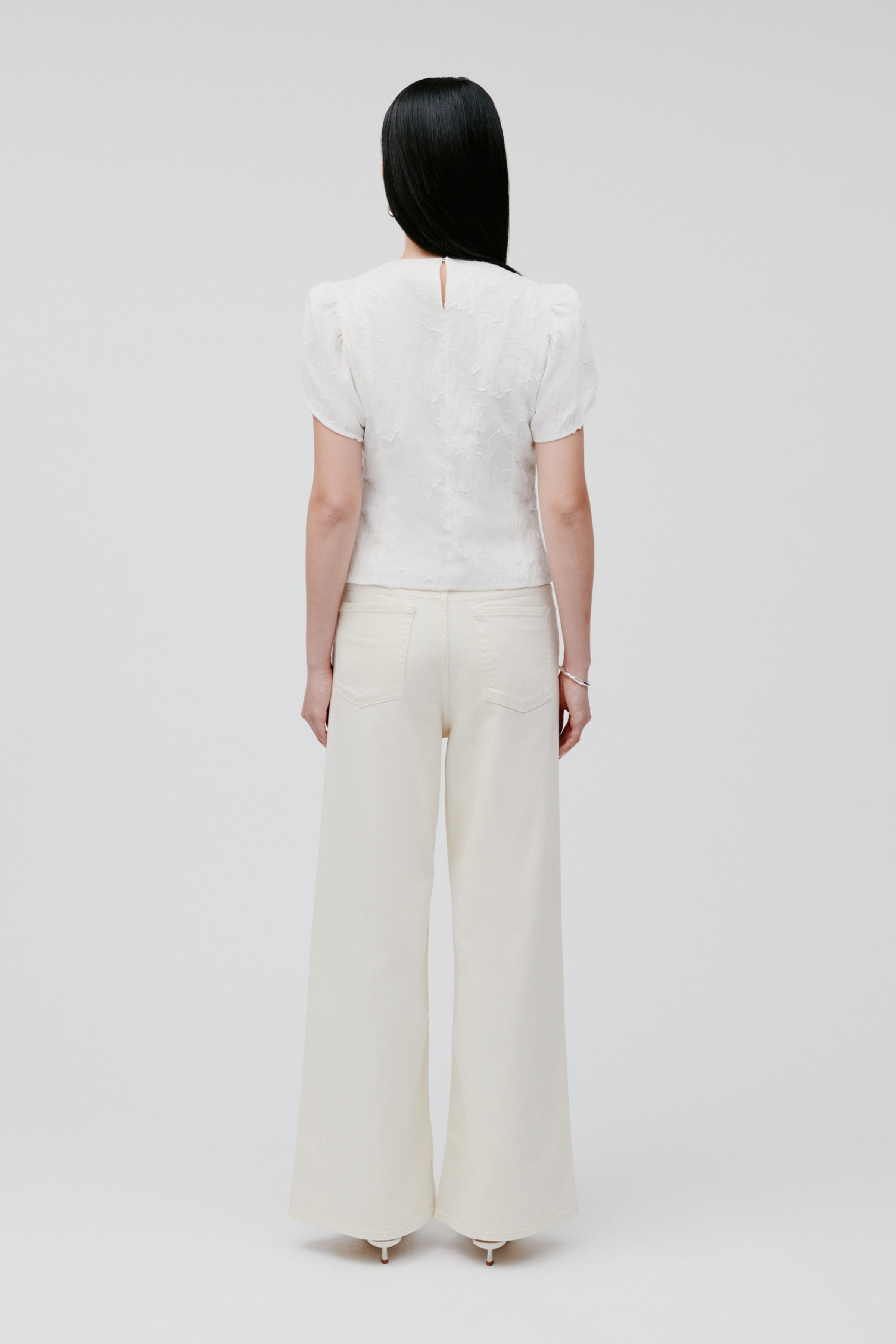 ELODIE Bluse LOOKBOOK BACK 30600738-WH010