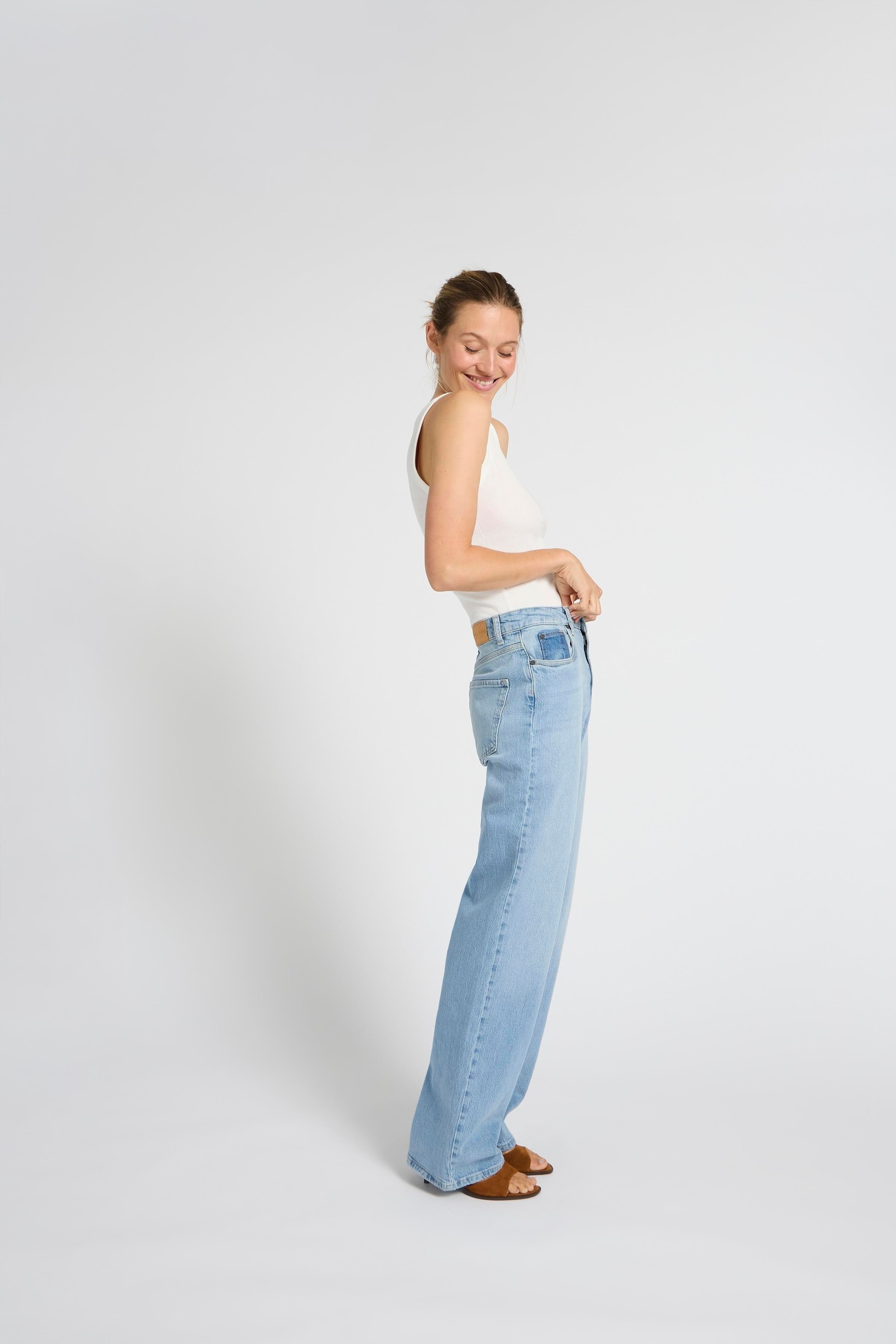 PZVEGA HW Jeans Wide Leg LOCATION NONE 50207173-200008