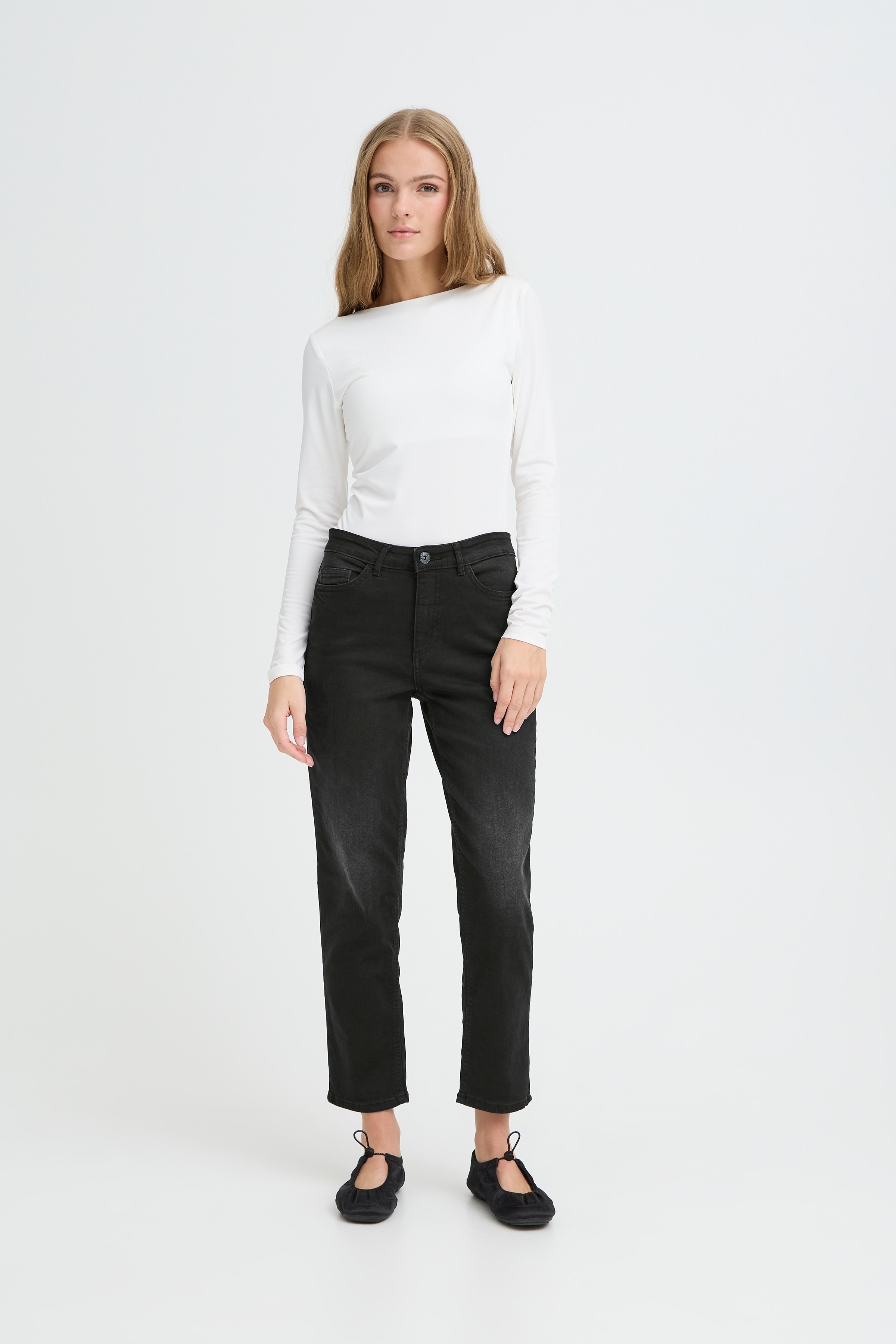 IHTWIGGY RAVEN Jeans LOOKBOOK FRONT 20110967-19041