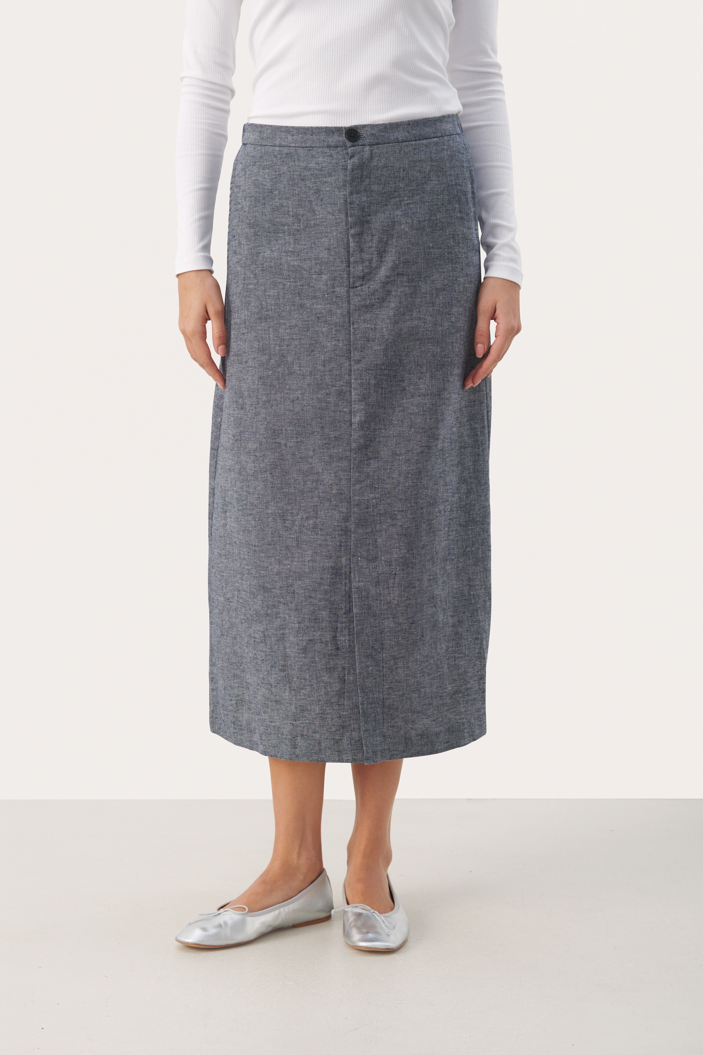 EsilaPW Lång kjol LOOKBOOK FRONT 30308560-302818