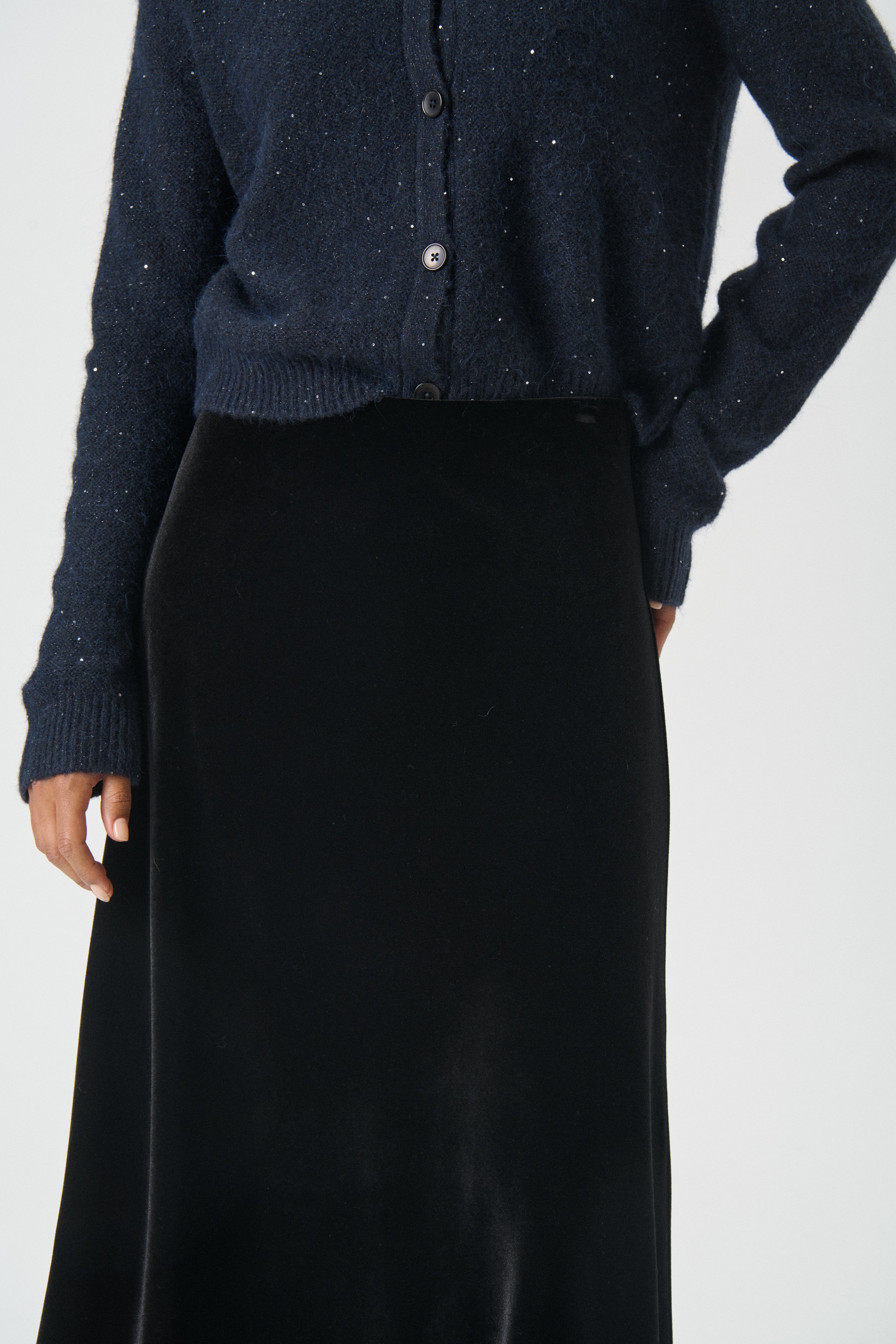 MeyaPW Velour Skirt LOOKBOOK DETAIL 30309080-194008