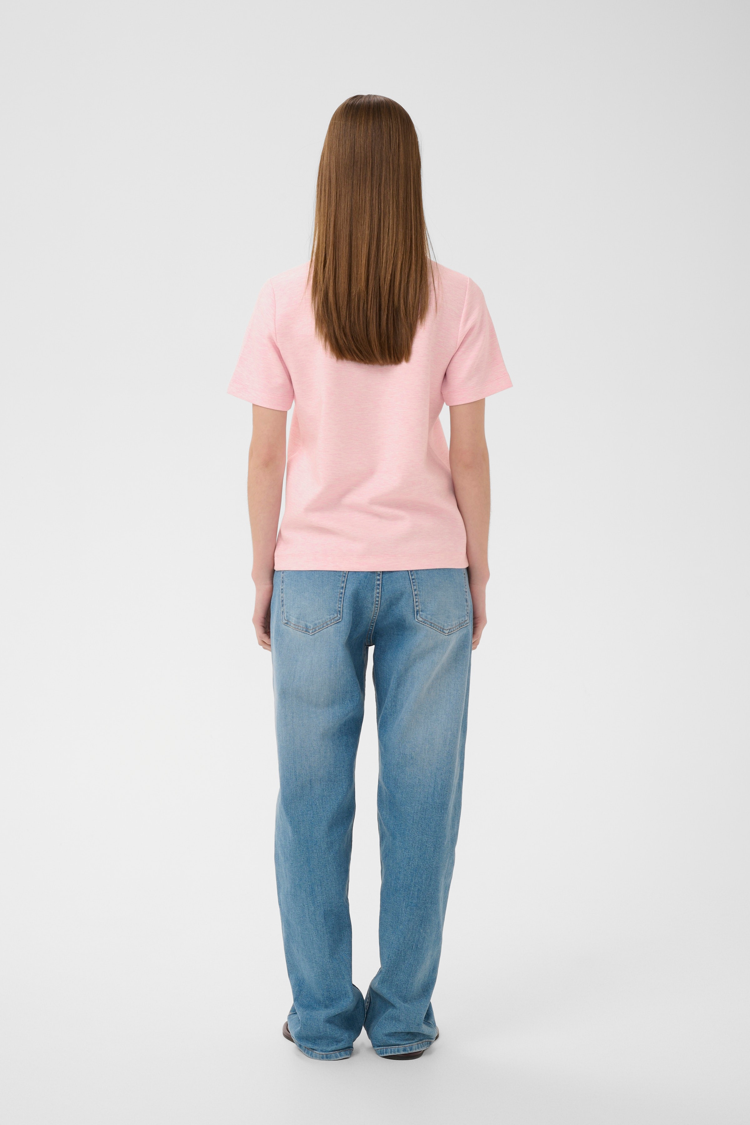 VincentIW Melange Karmen T-shirt LOOKBOOK BACK 30107053-1419111