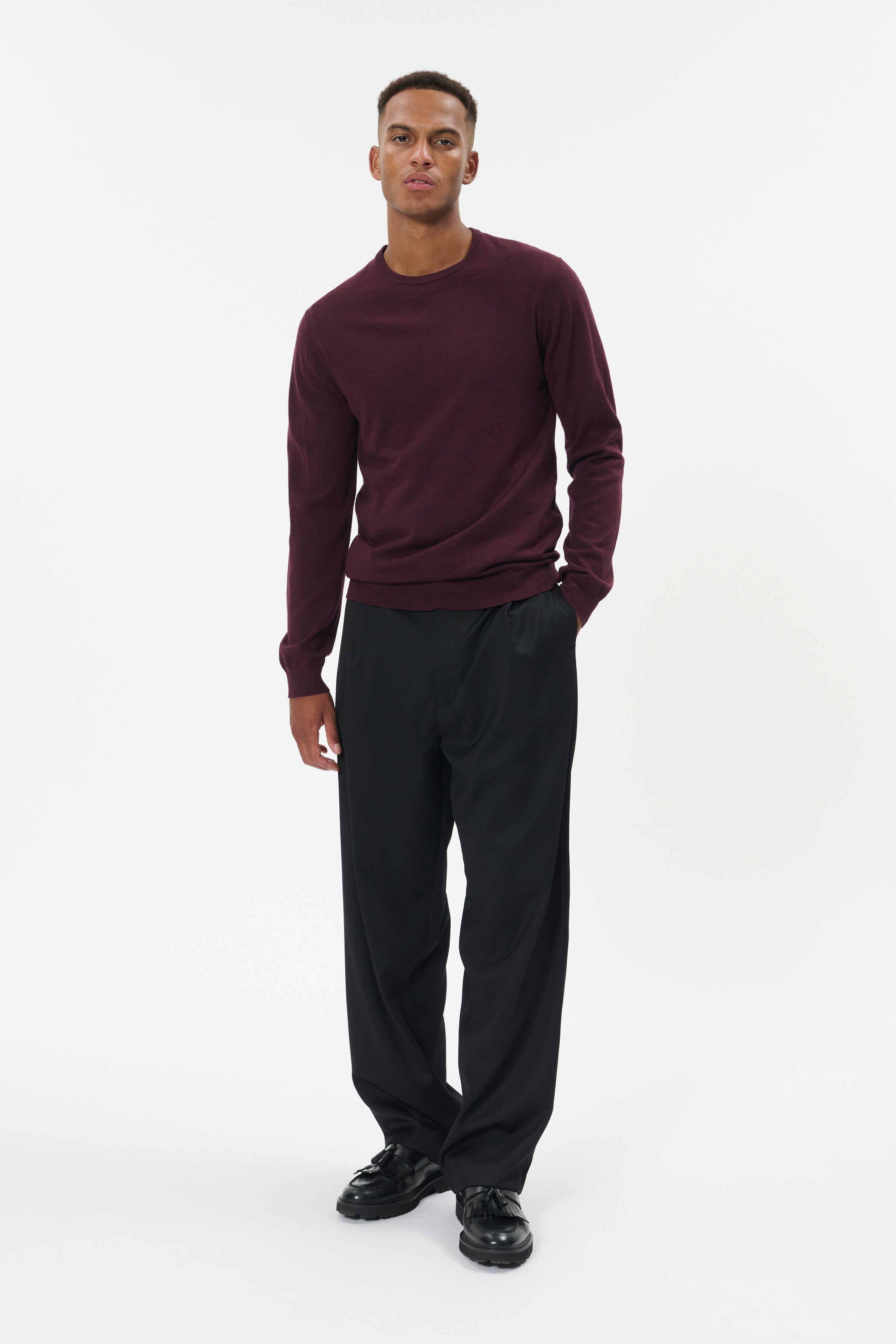 Margrate Merino Pullover LOOKBOOK FRONT 30200611-1921181